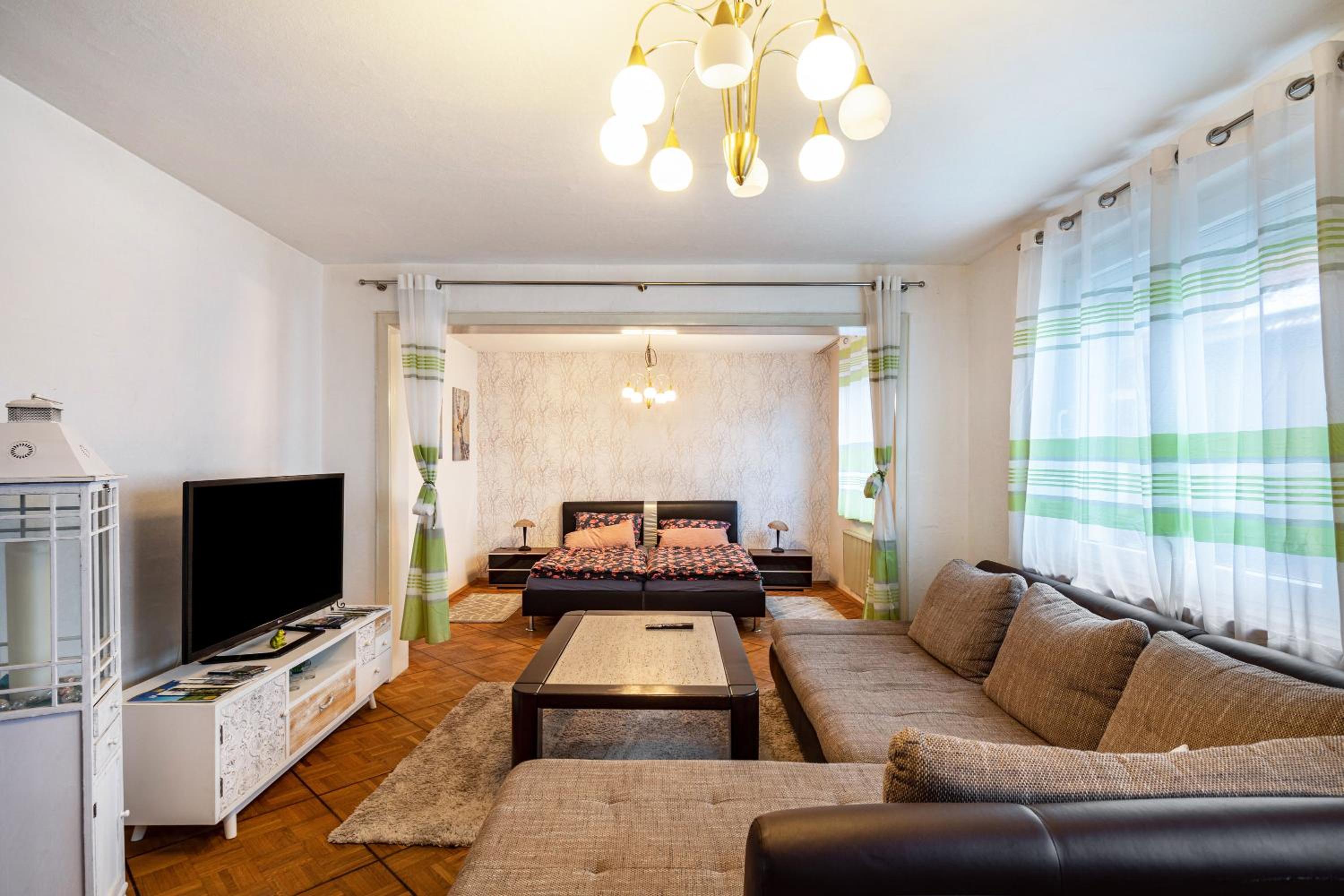 One-Bedroom Apartment with Garden View