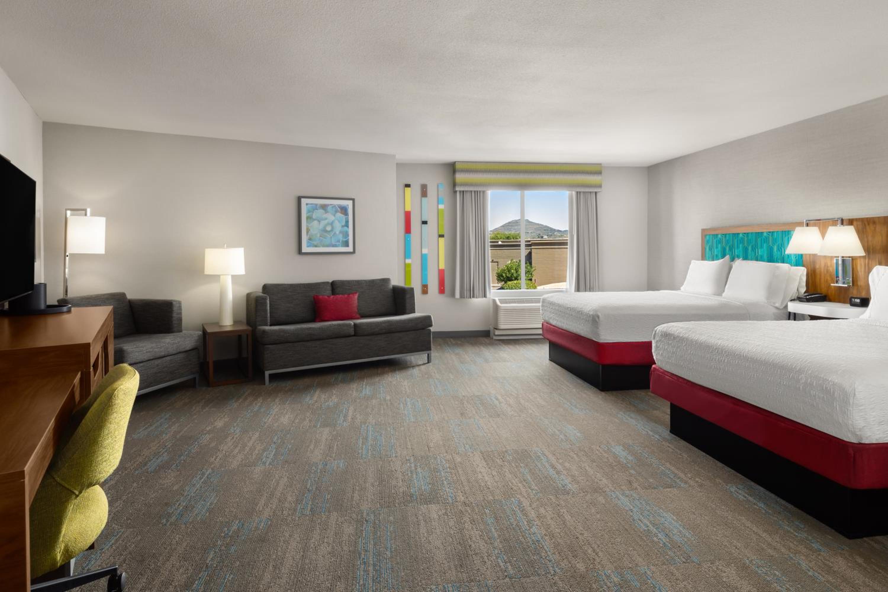 Queen Room with Two Queen Beds and Sofa Bed