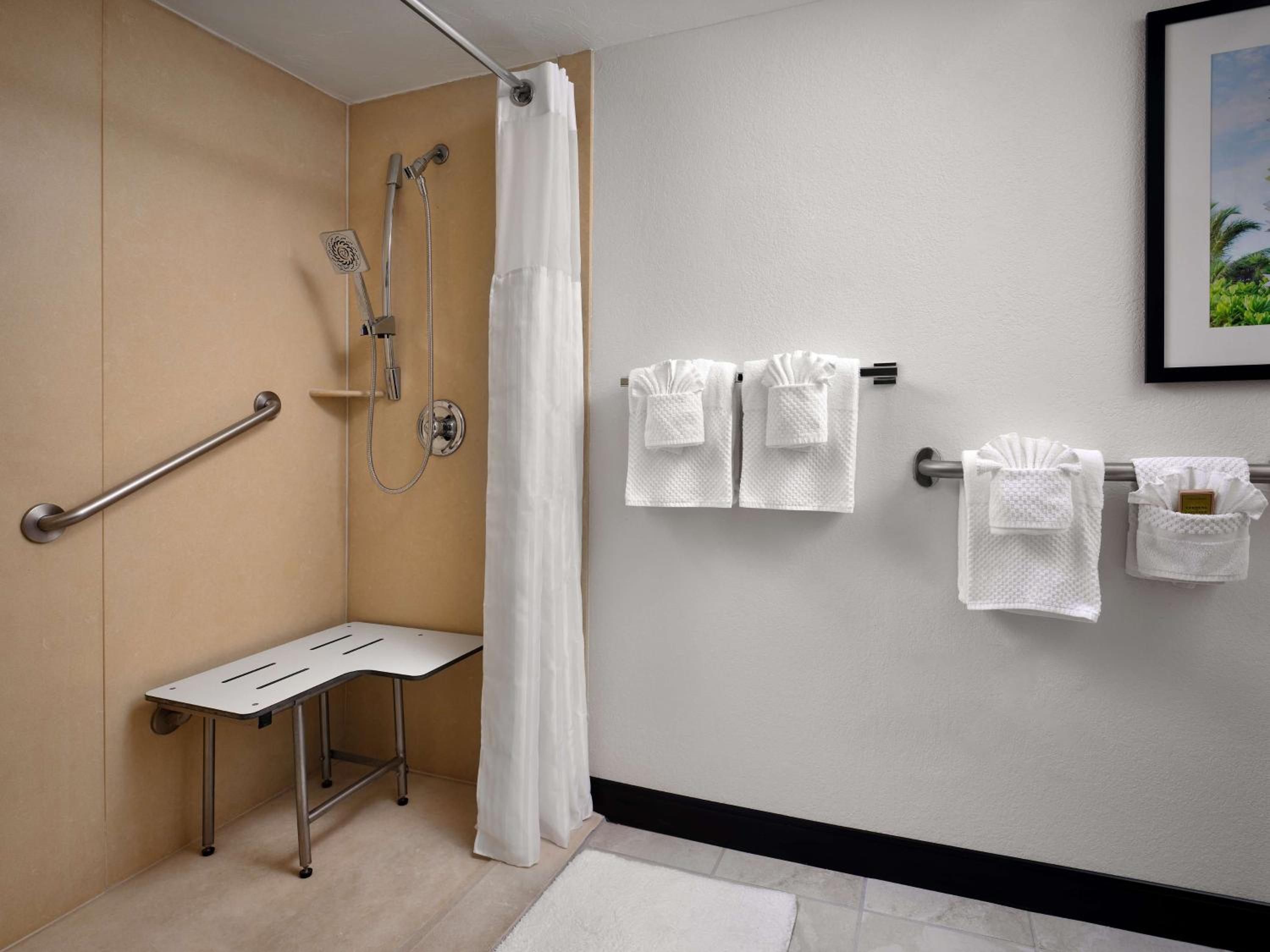 Queen Room with Roll In Shower and Balcony - Mobility/Hearing Accessible photo 3