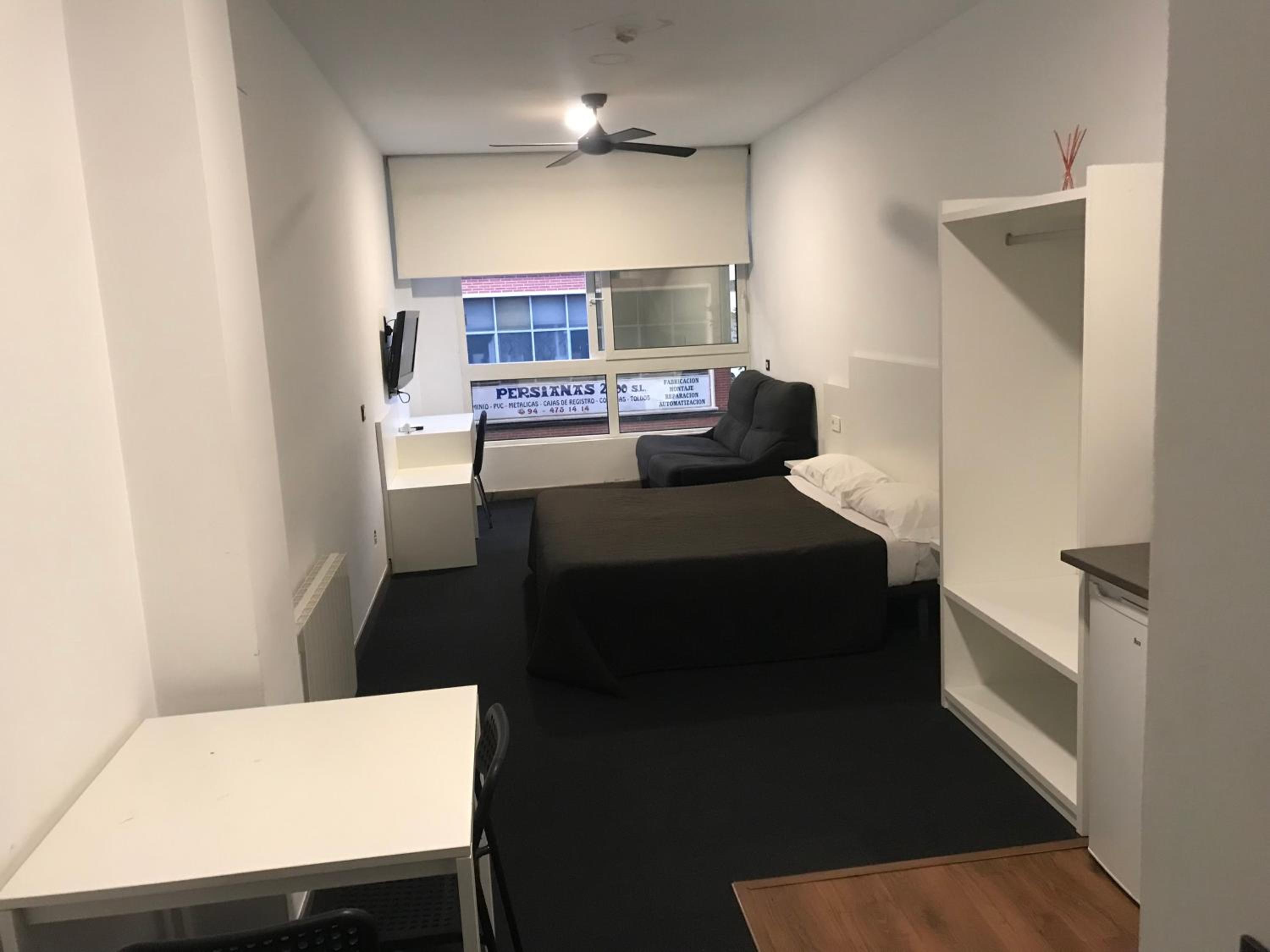 Estudio con sofá cama
