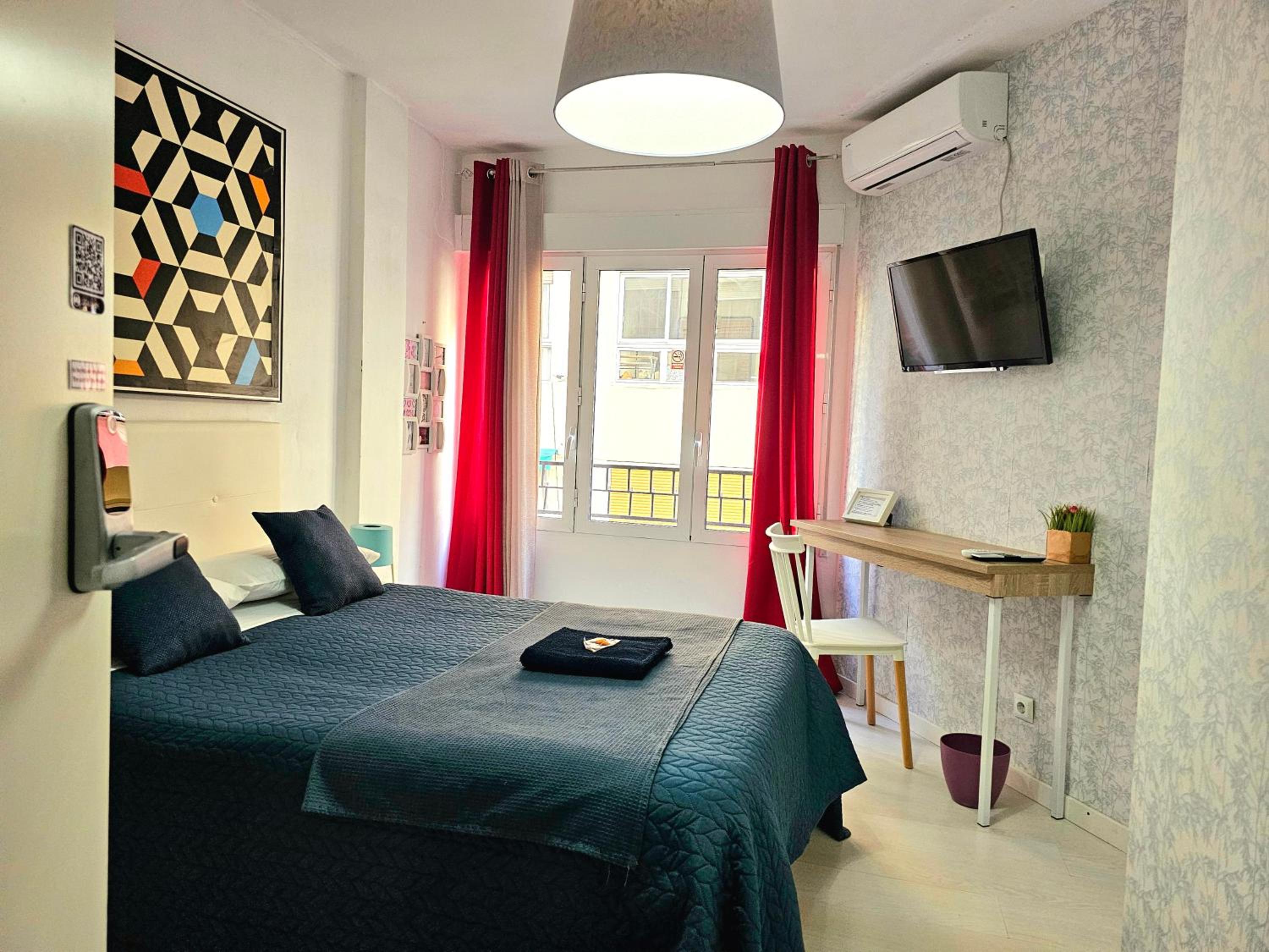 Habitación doble con baño compartido