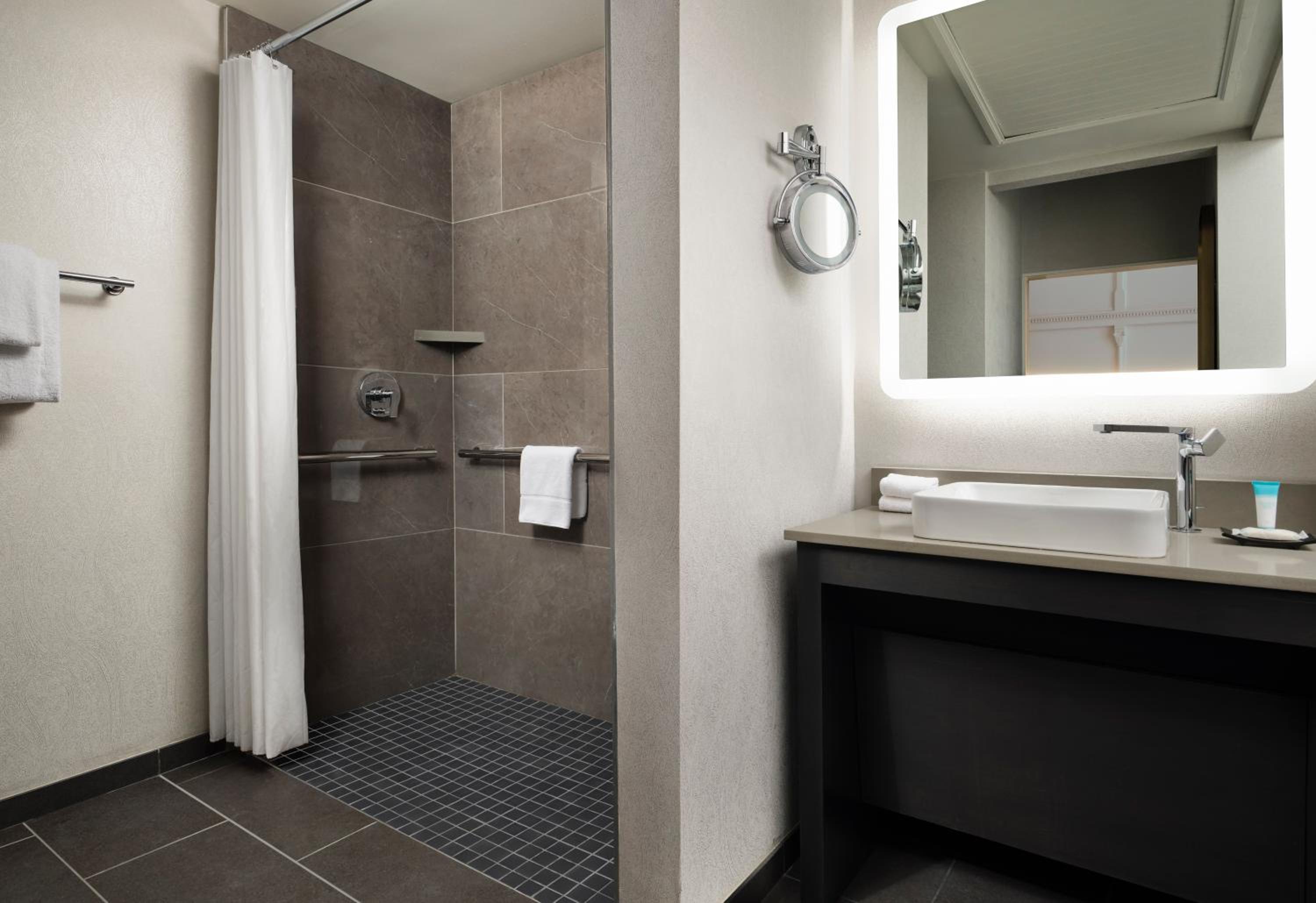 King Room with One King Bed and Roll In Shower (Non Smoking) (Accessible)