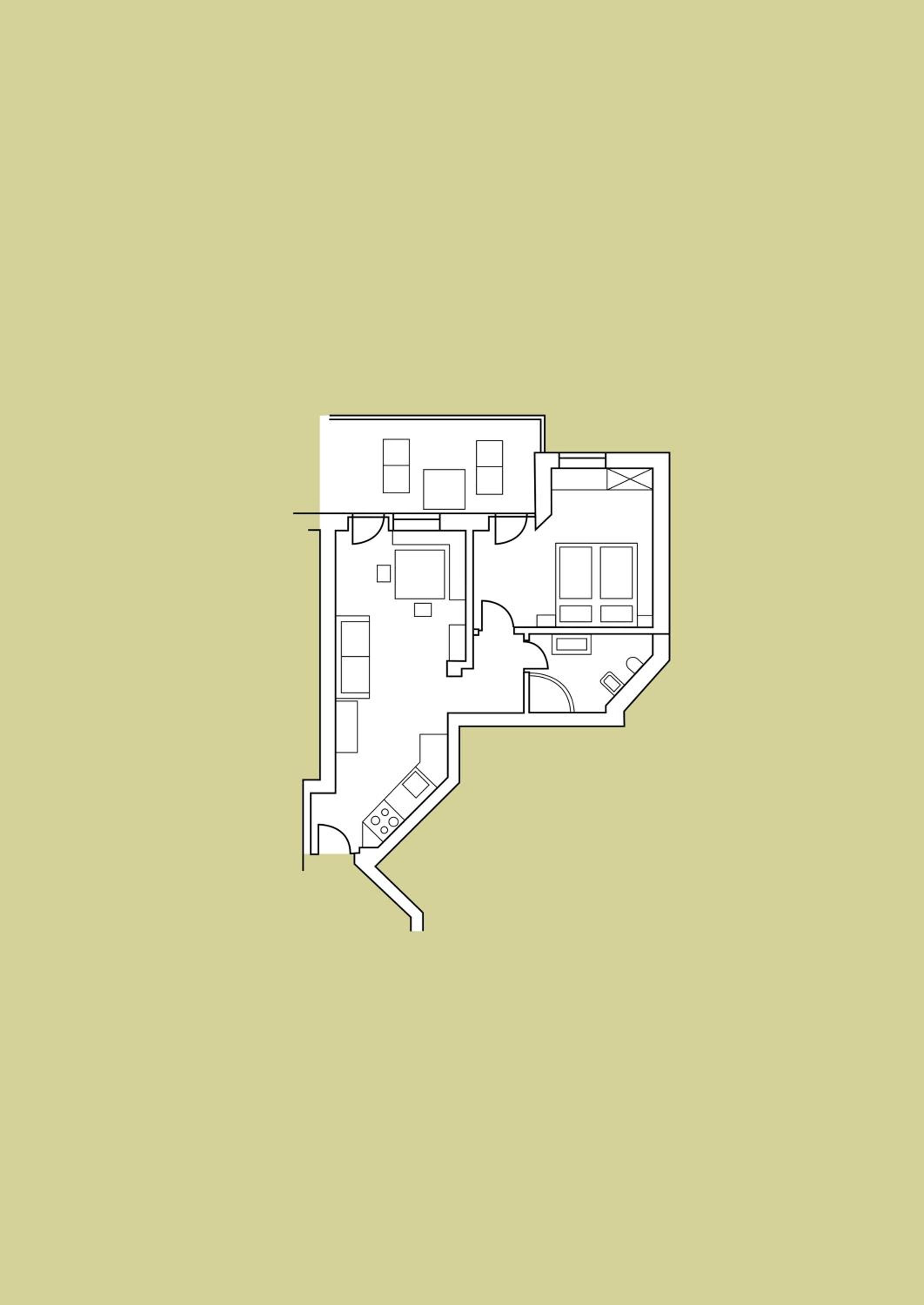 Apartment with Mountain View photo 3