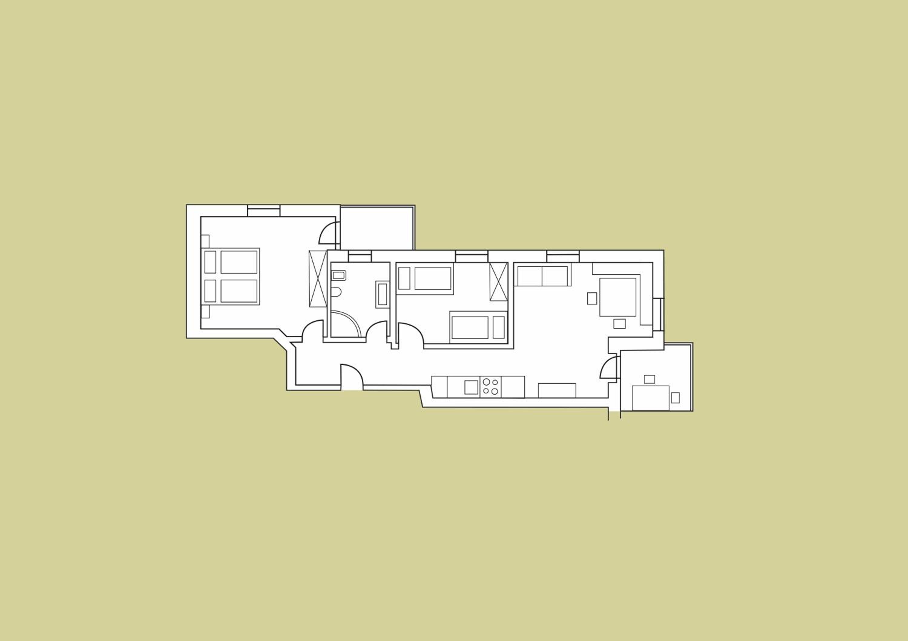 Apartment with Mountain View photo 3