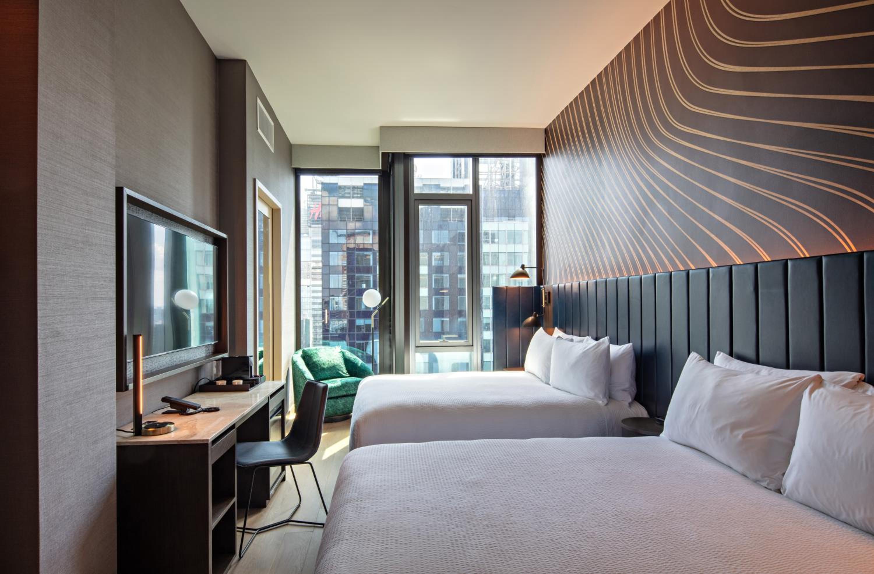 Deluxe Queen Room with Two Queen Beds and Skyline View