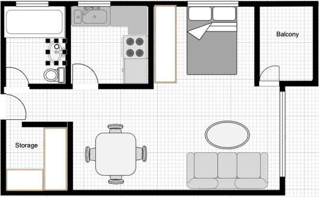 Studio Apartment with Sea View - Photo 7
