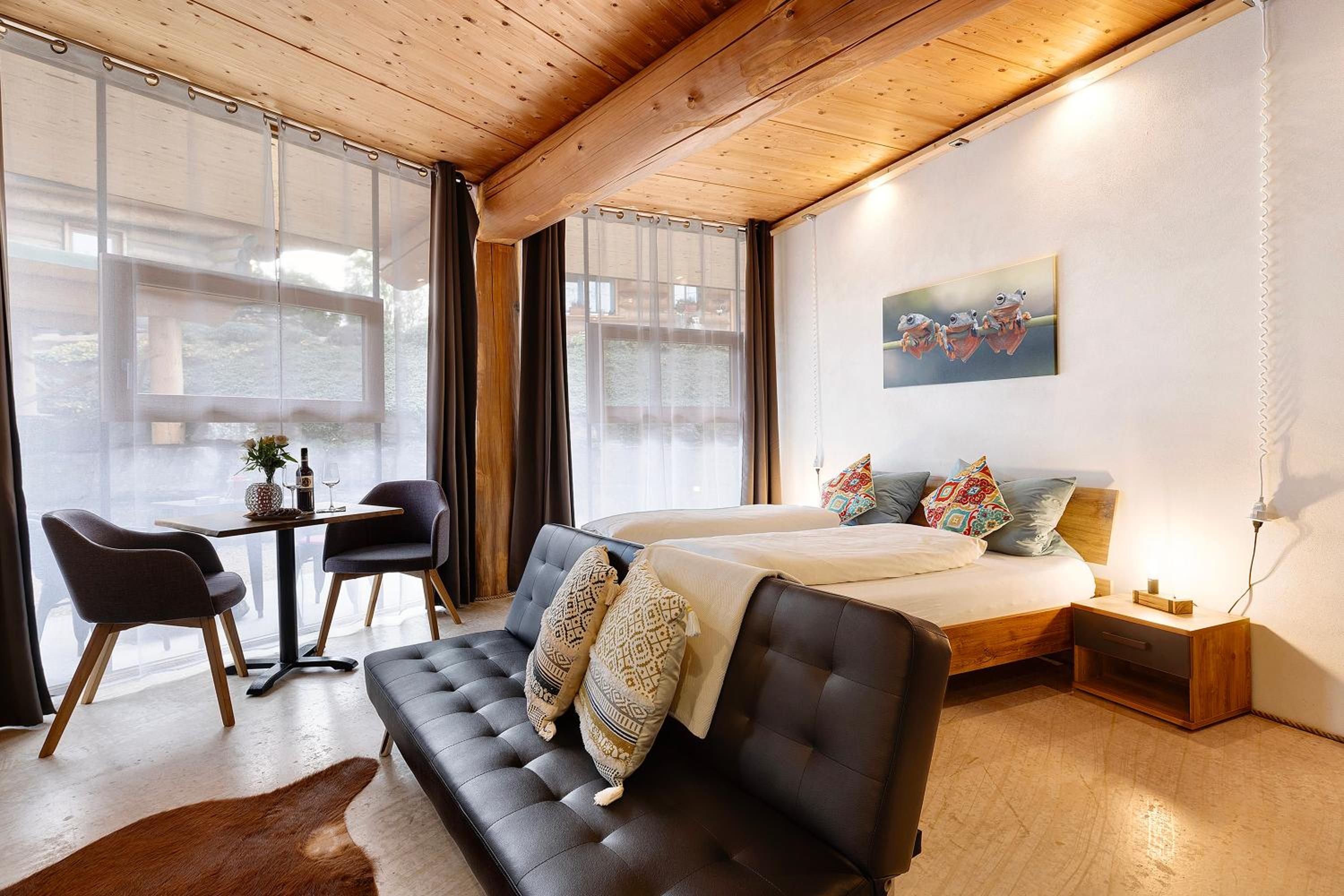 One-Bedroom Apartment with Garden View