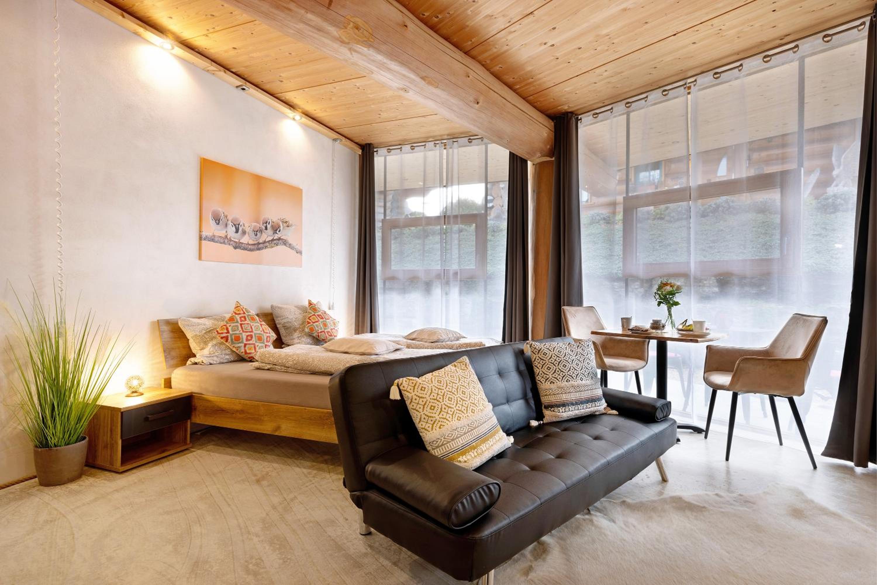 One-Bedroom Apartment with Garden View