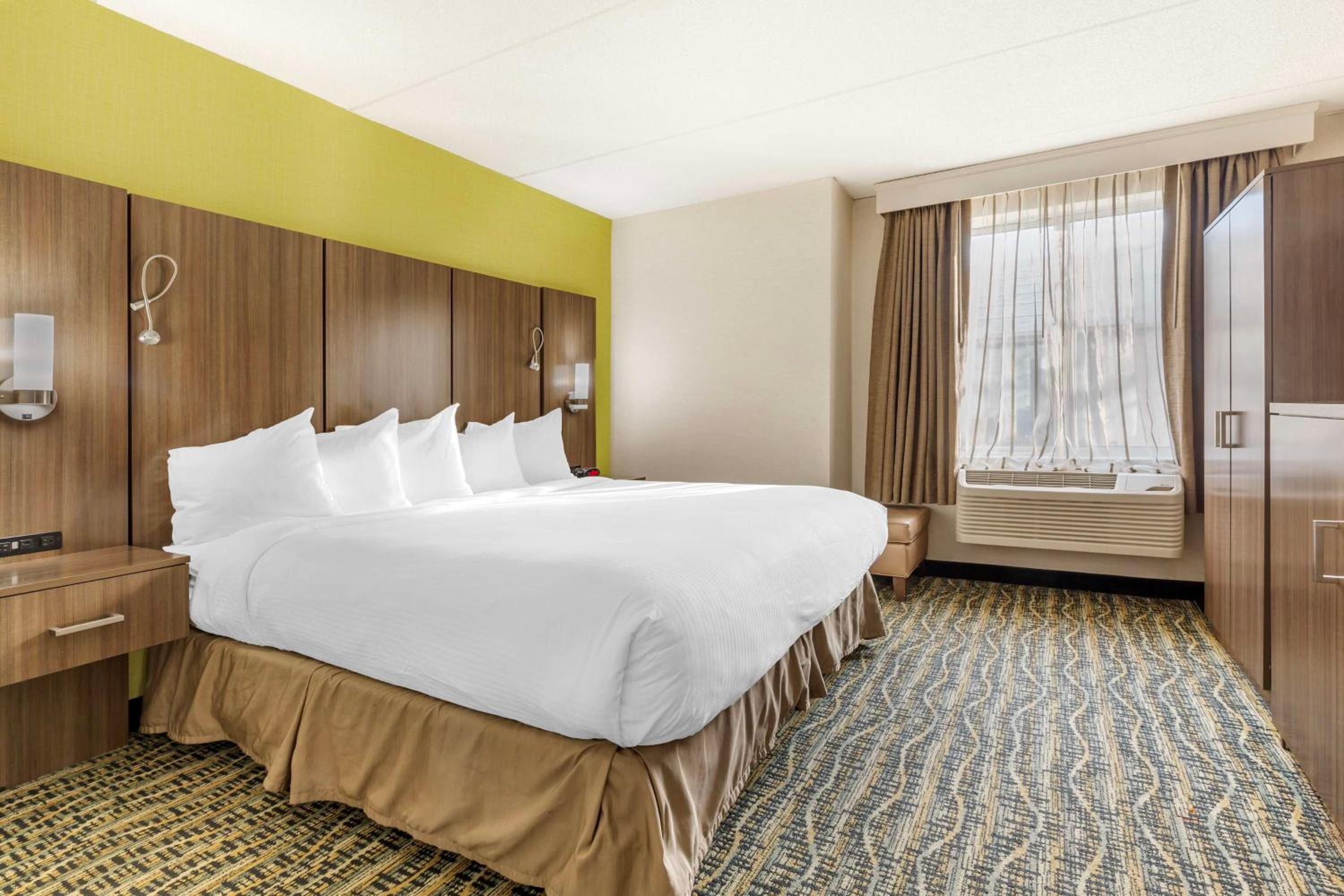 King Room with Roll-In Shower - Mobility Access at Best Western Plus New Englander in Woburn