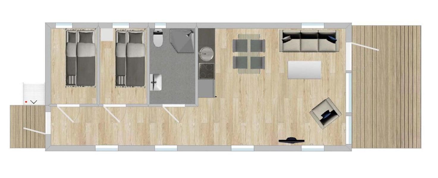 Two-Bedroom Apartment with Balcony photo 3