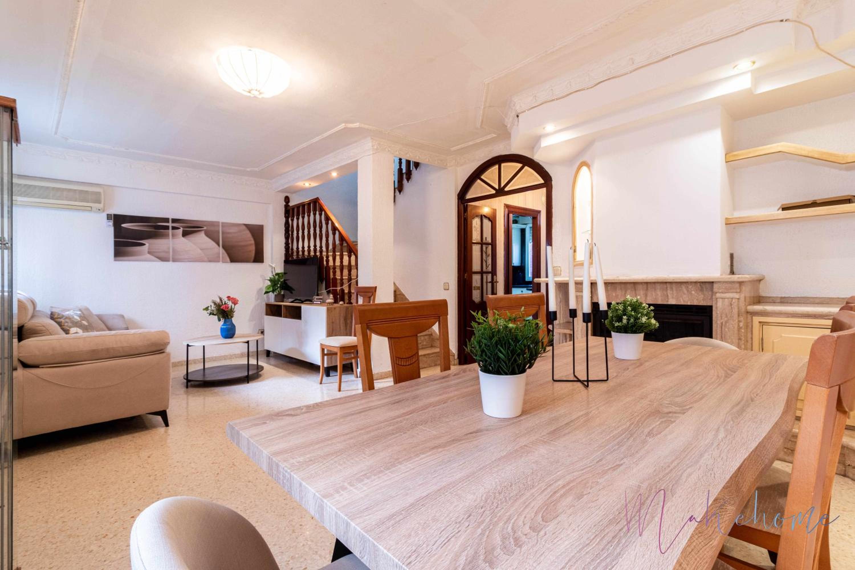 Casa de cuatro habitaciones