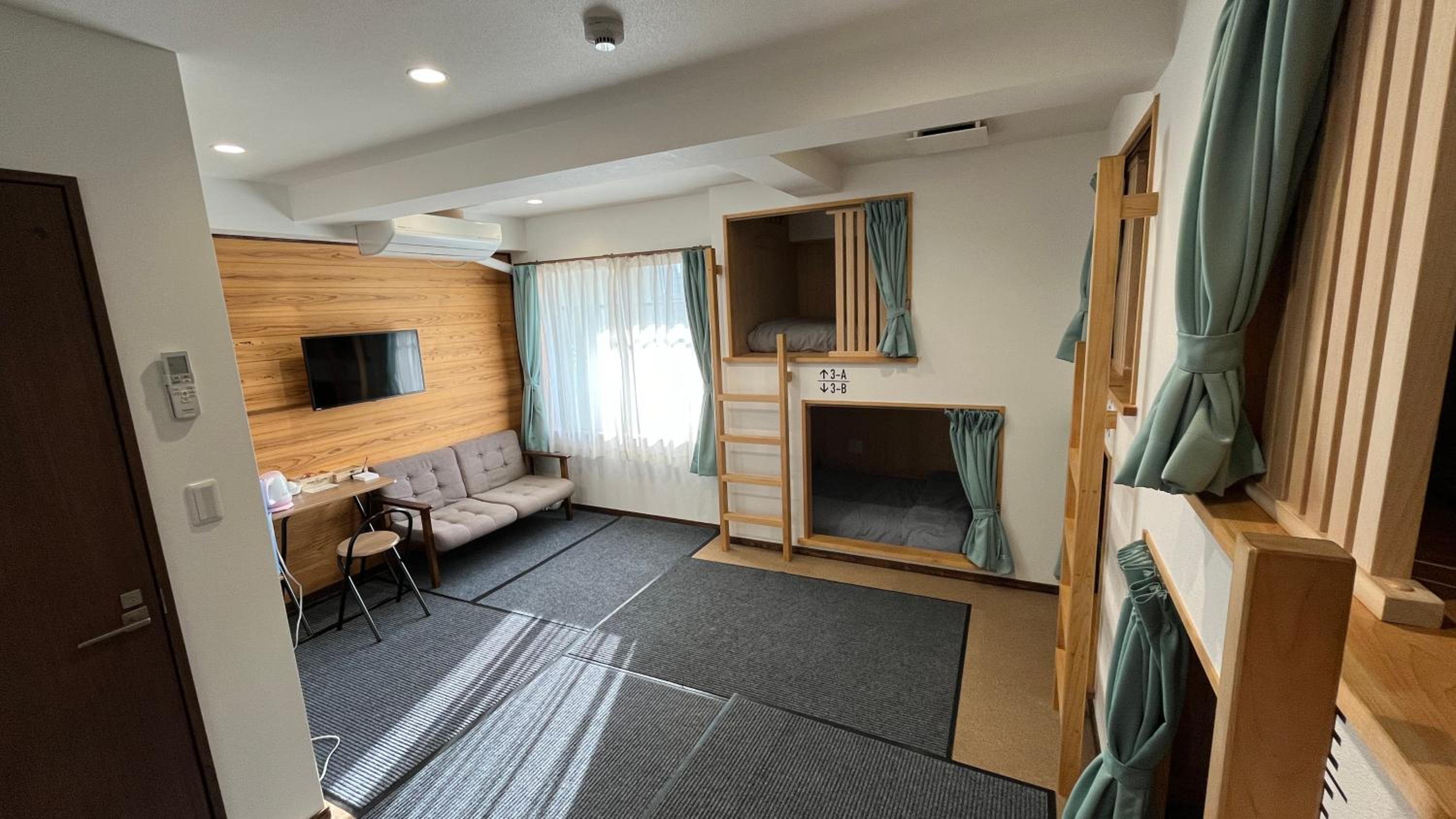 Bunk Bed in Male Dormitory Room