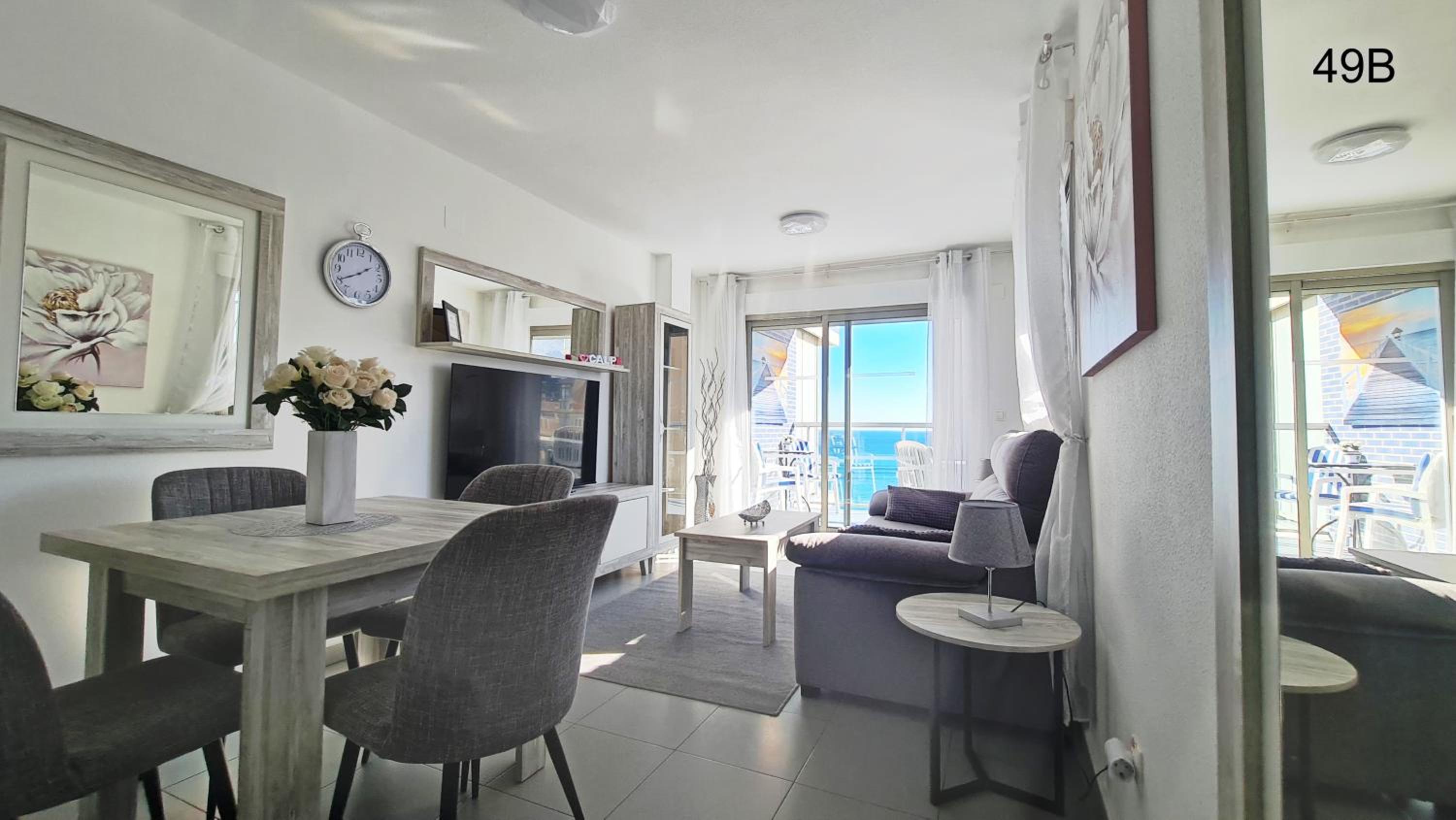 Apartamento con vista al mar