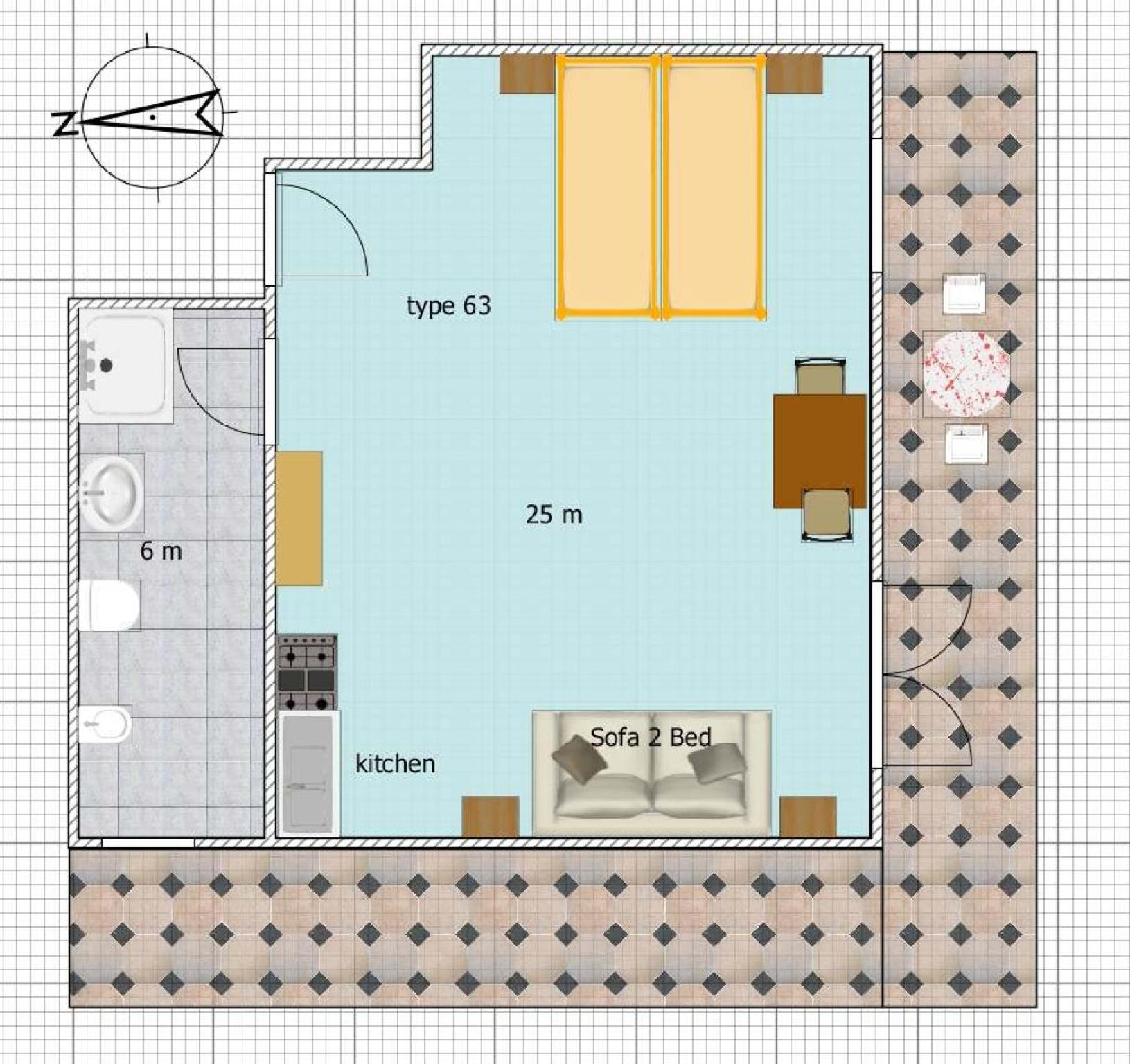 Studio with Sofa Bed - Photo 14