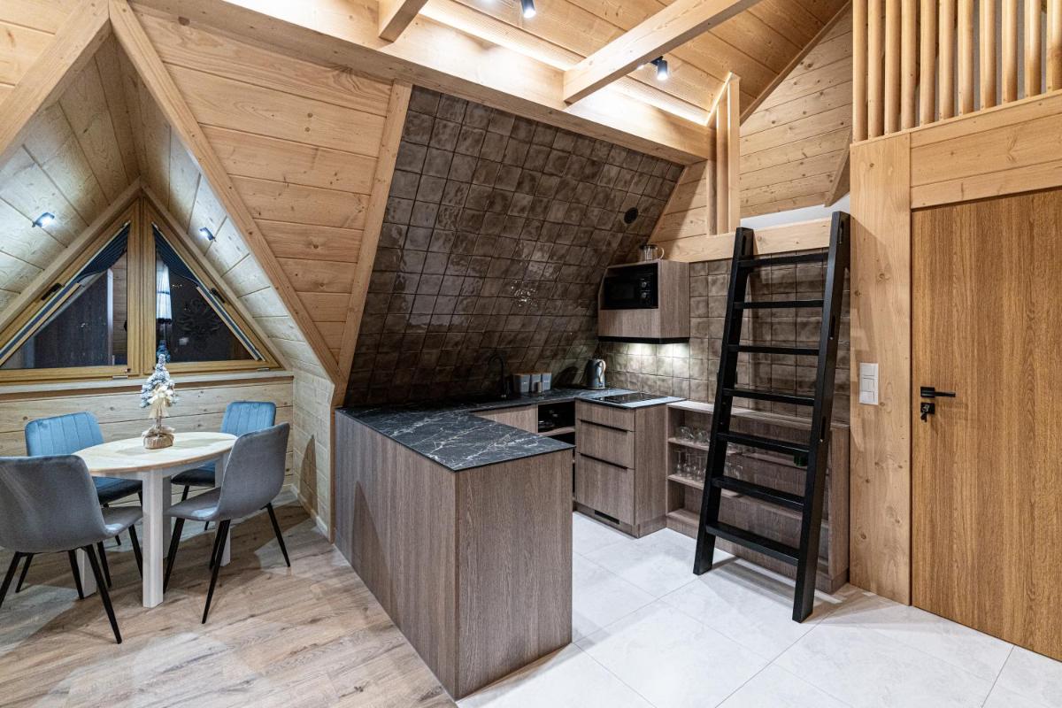 Apartment with mezzanine and balcony