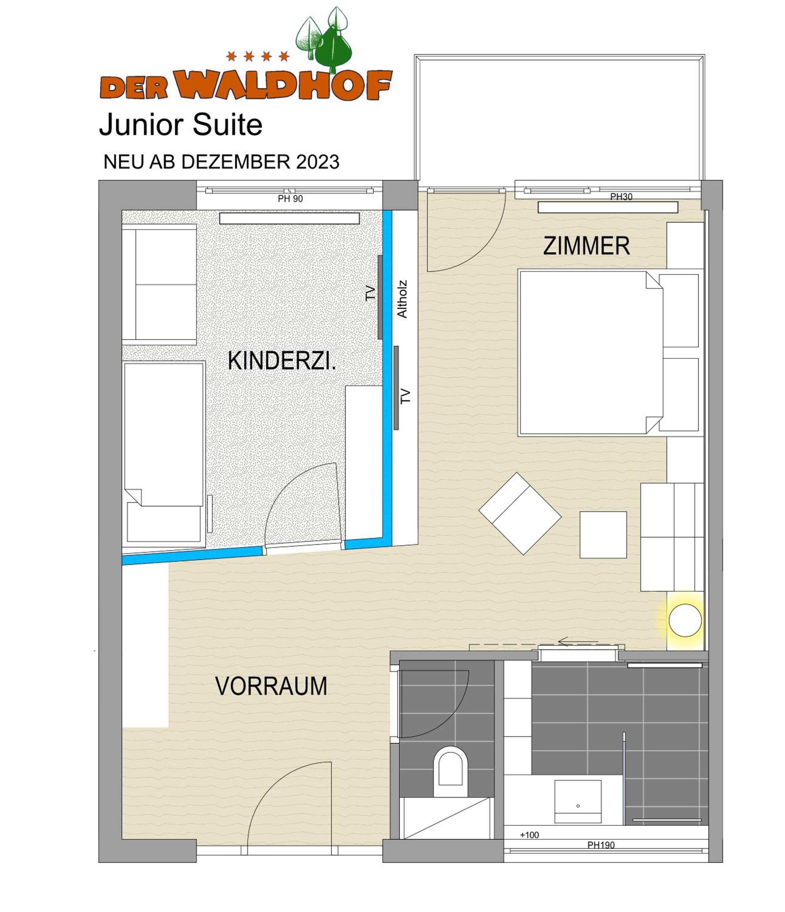 Junior Suite with Balcony - Photo 3