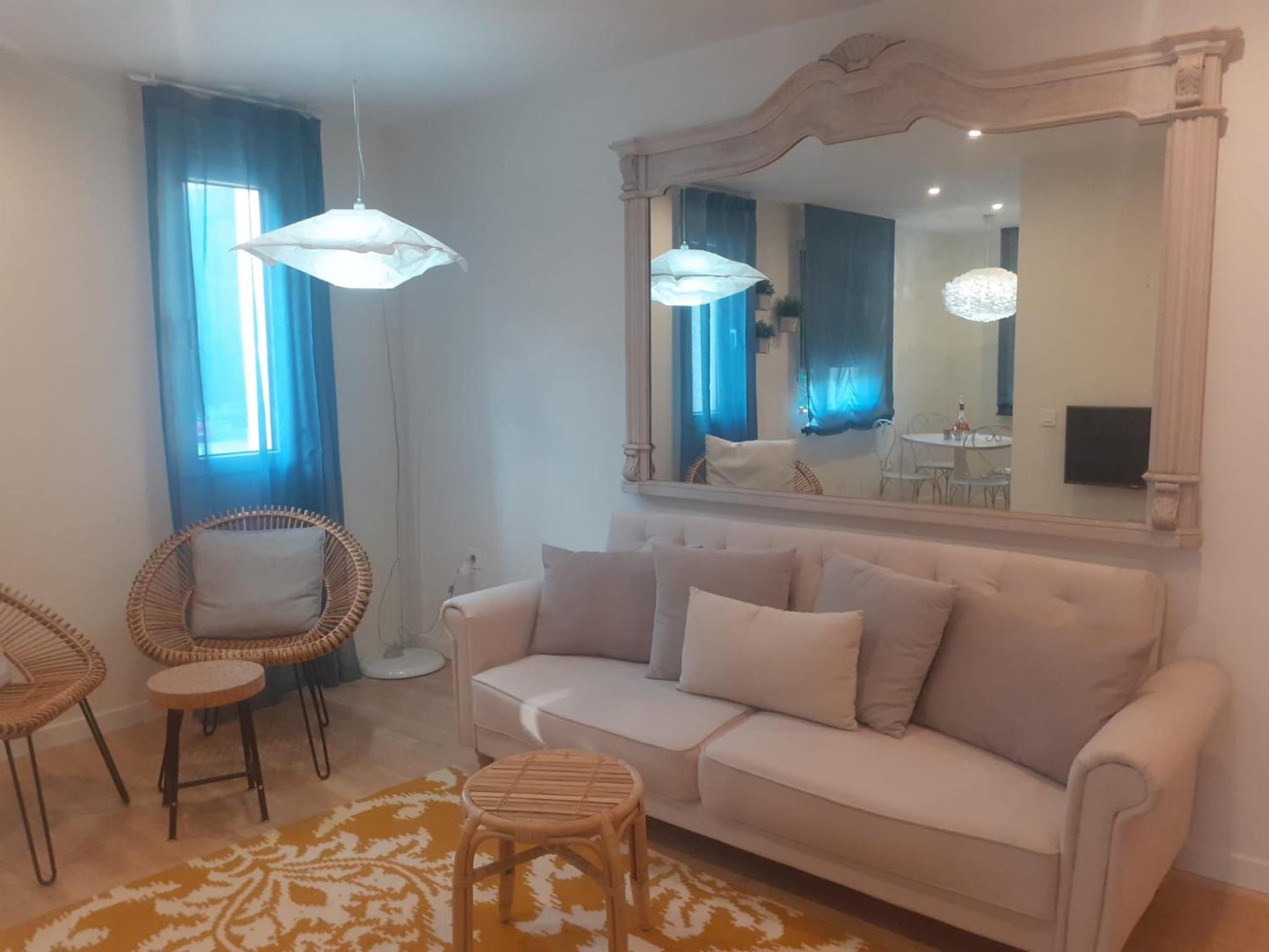 Apartamento con vista al jardín