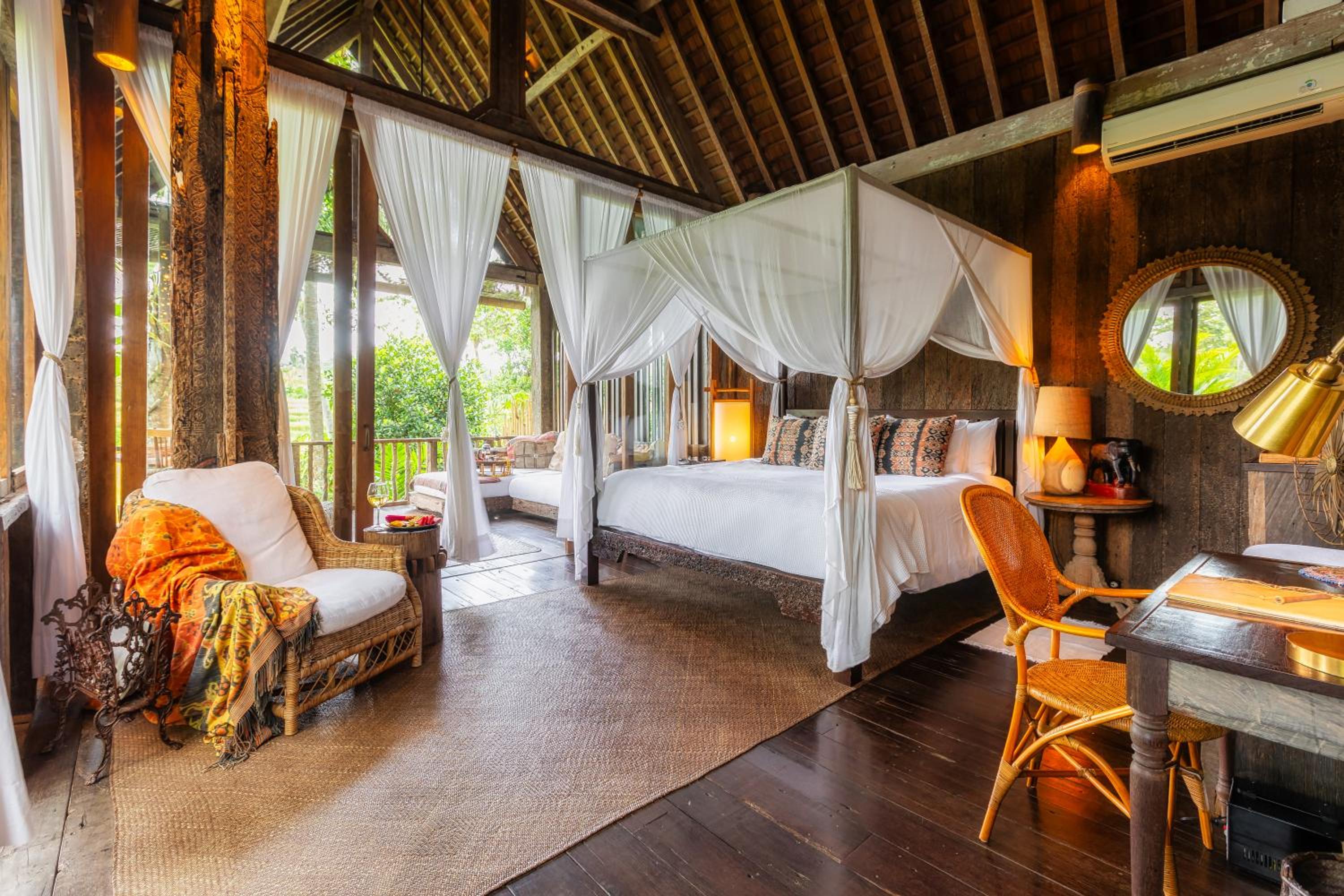Longhouse Wooden Villa with Bathtub and Balcony  - Photo 1