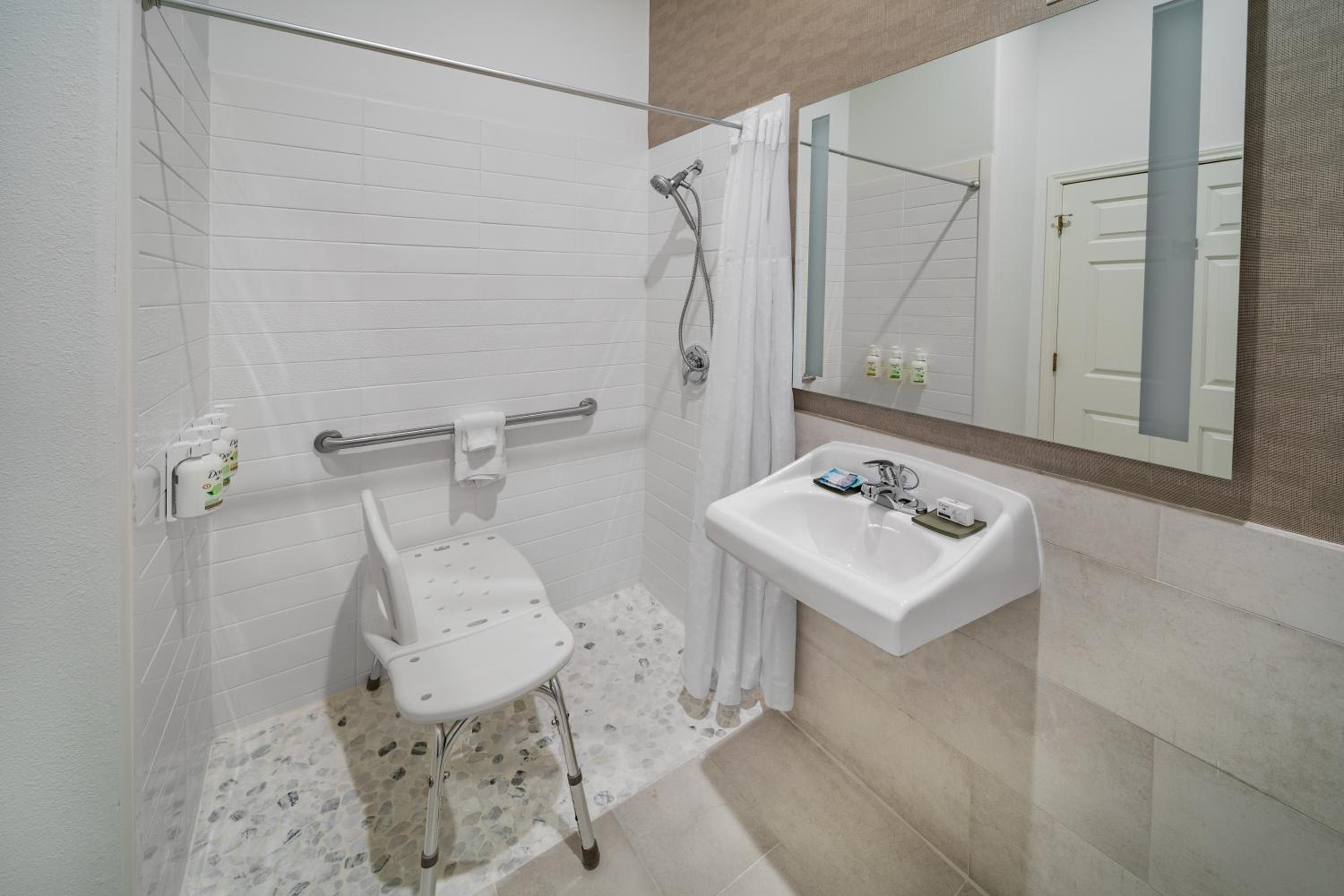 Queen Studio Suite with Roll-In Shower - Deluxe Mobility/Hearing Accessible /Non-Smoking - Photo 4