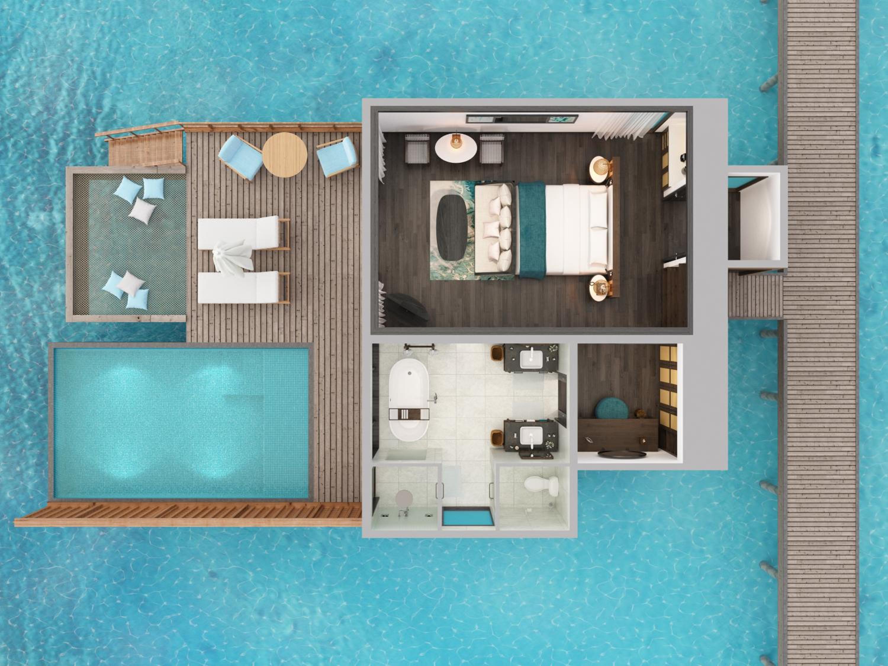 Deluxe Over Water Pool Villa - Photo 3