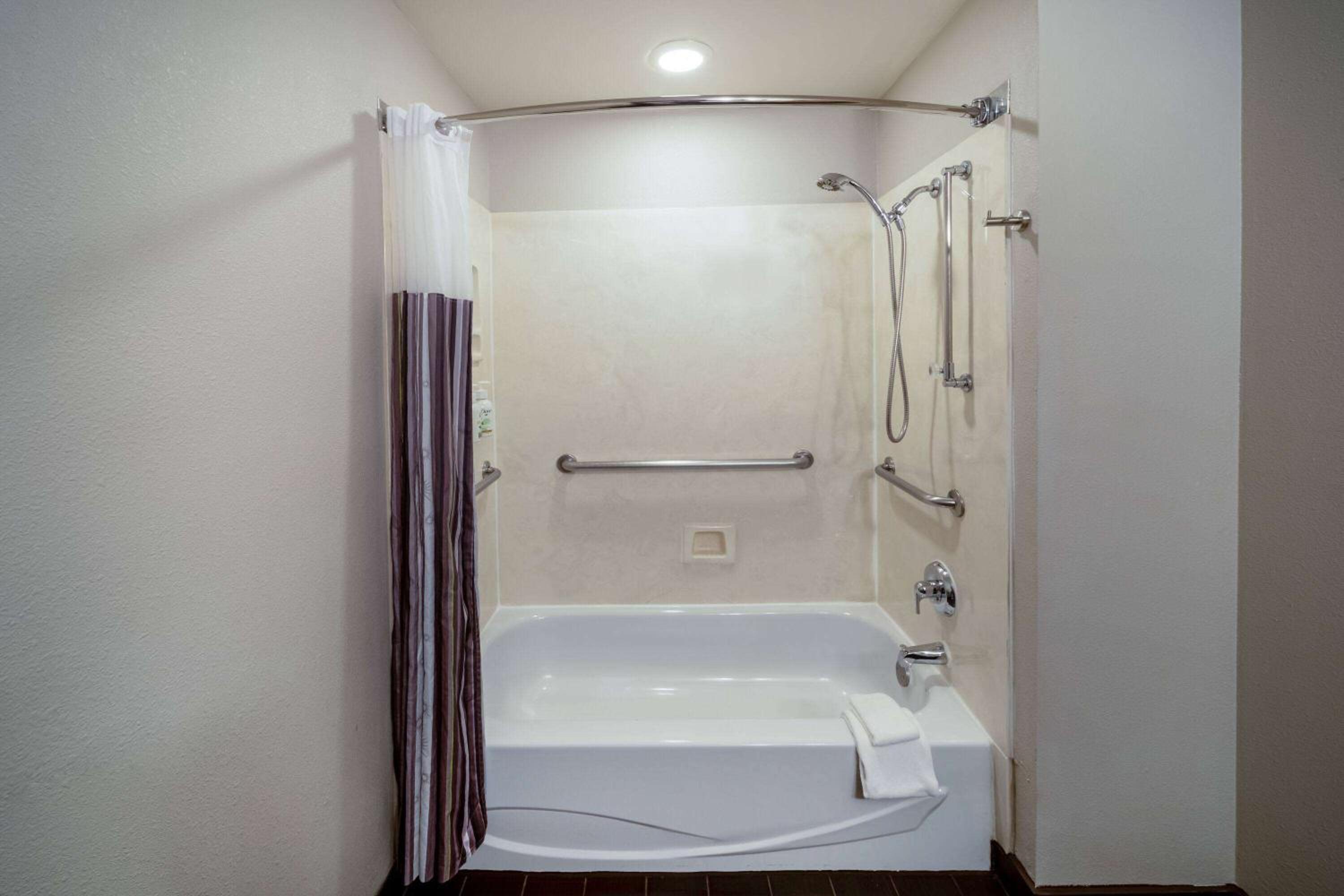 2 Queen Beds, Mobility/Hearing Accessible Room, Bathtub w/ Grab Bars - Photo 3