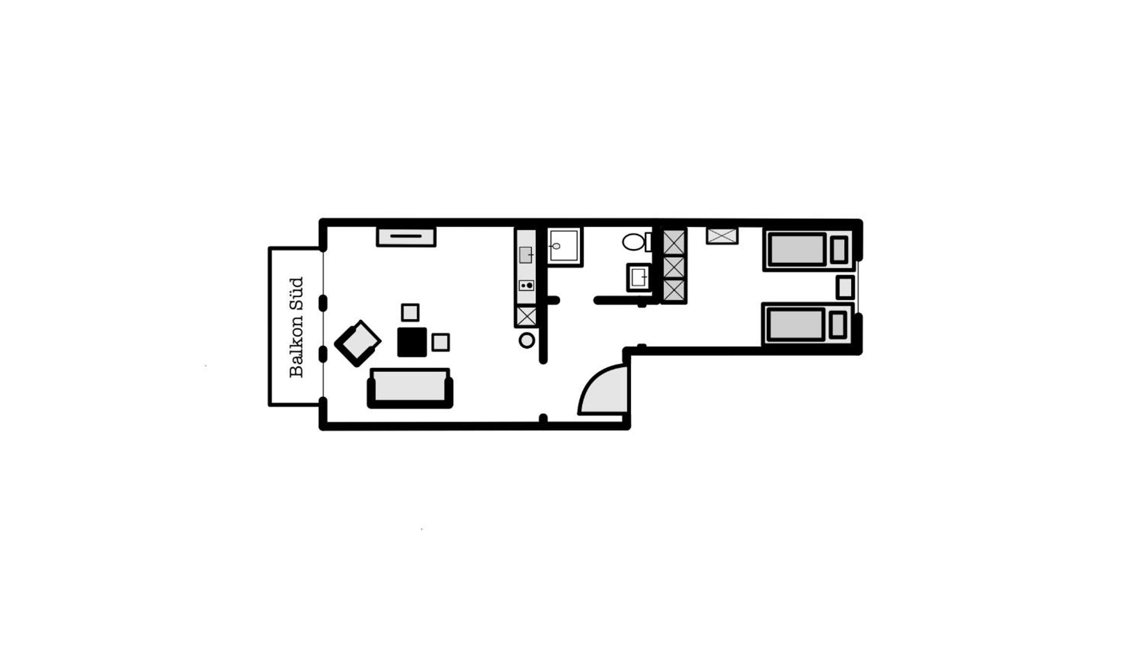 One-Bedroom Standard Apartment photo 3