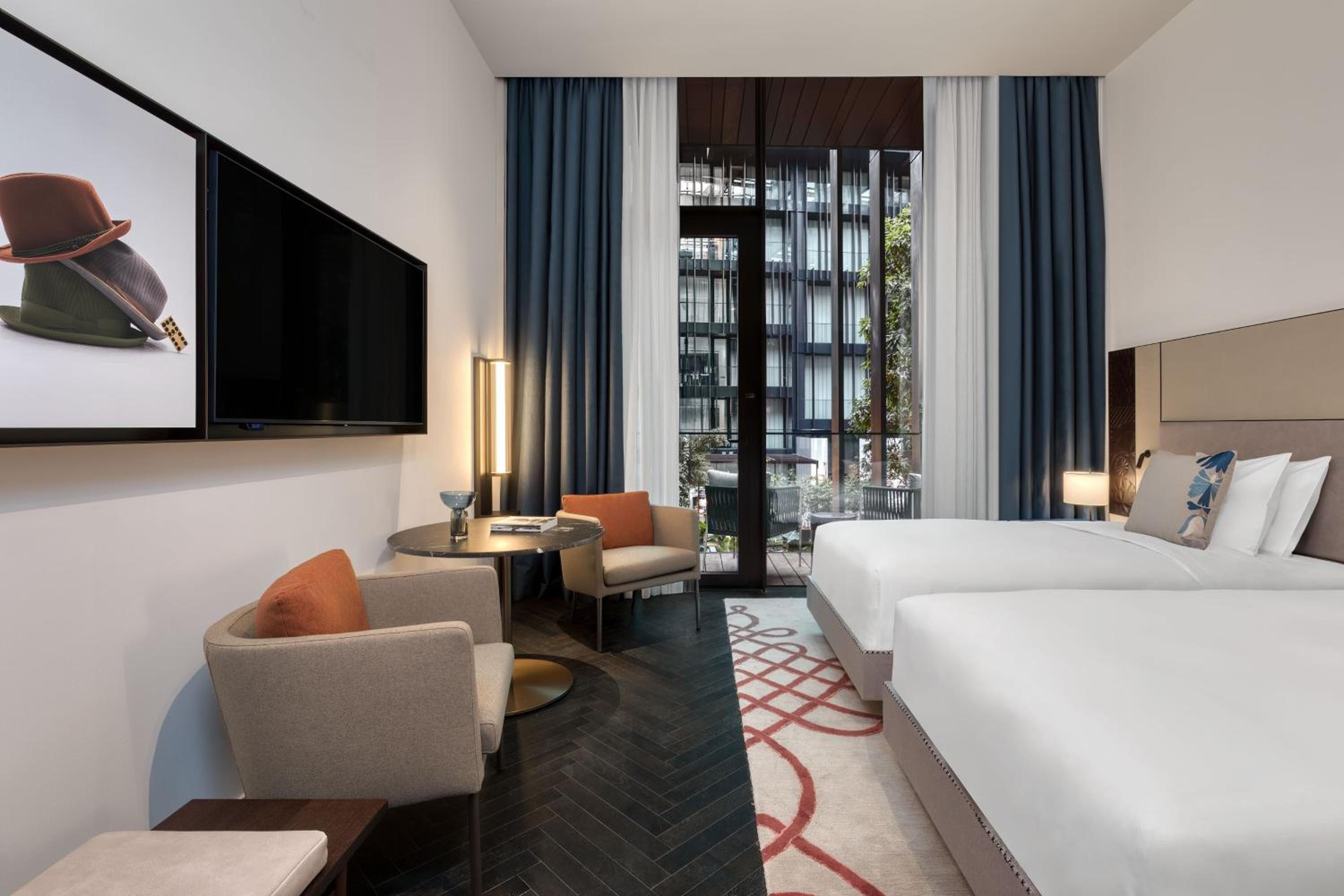 Atrium Twin Room with Two Twin Beds and Balcony - Atrium View - Photo 1
