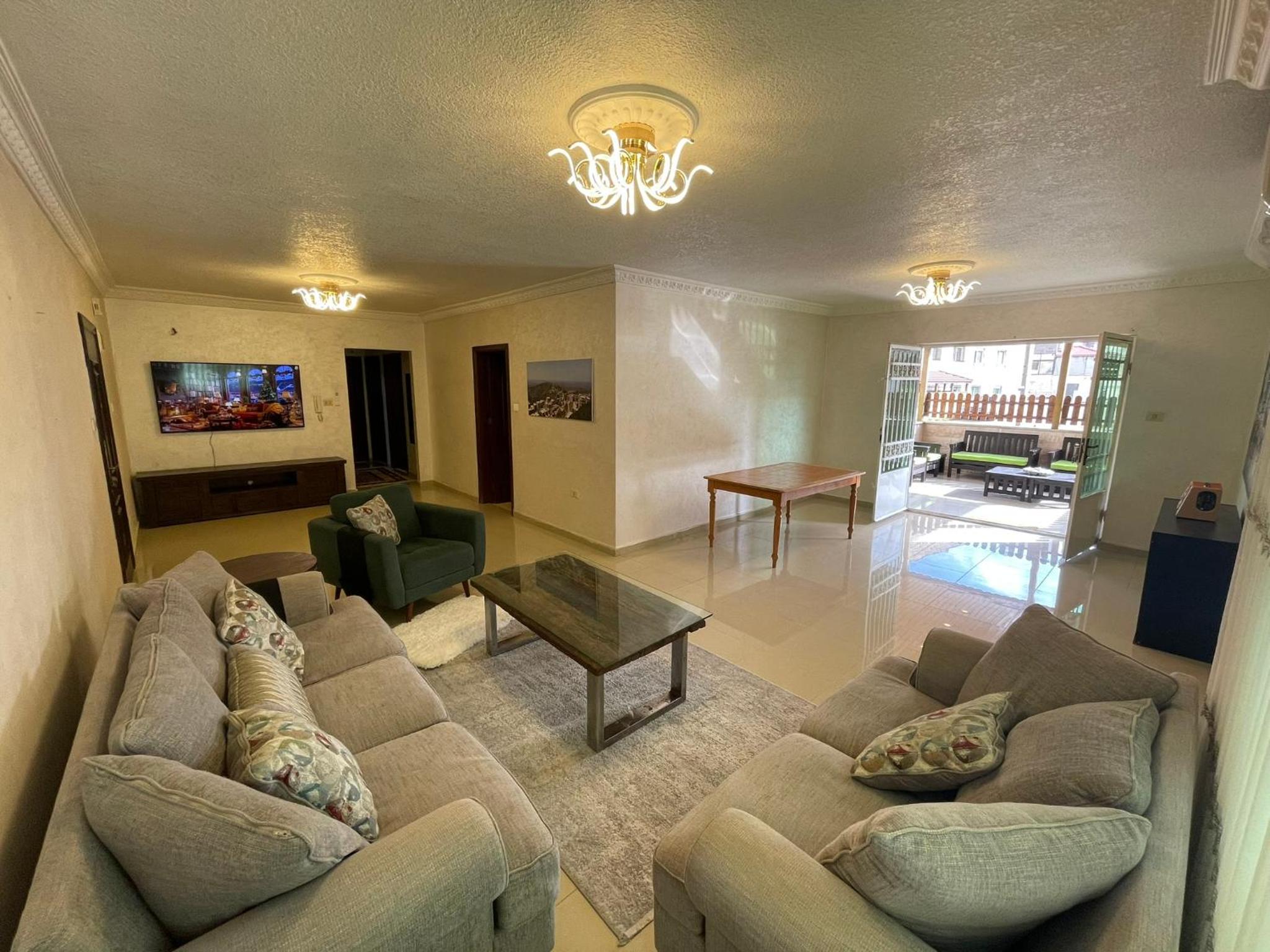 Three-Bedroom Premium Apartment with Balcony