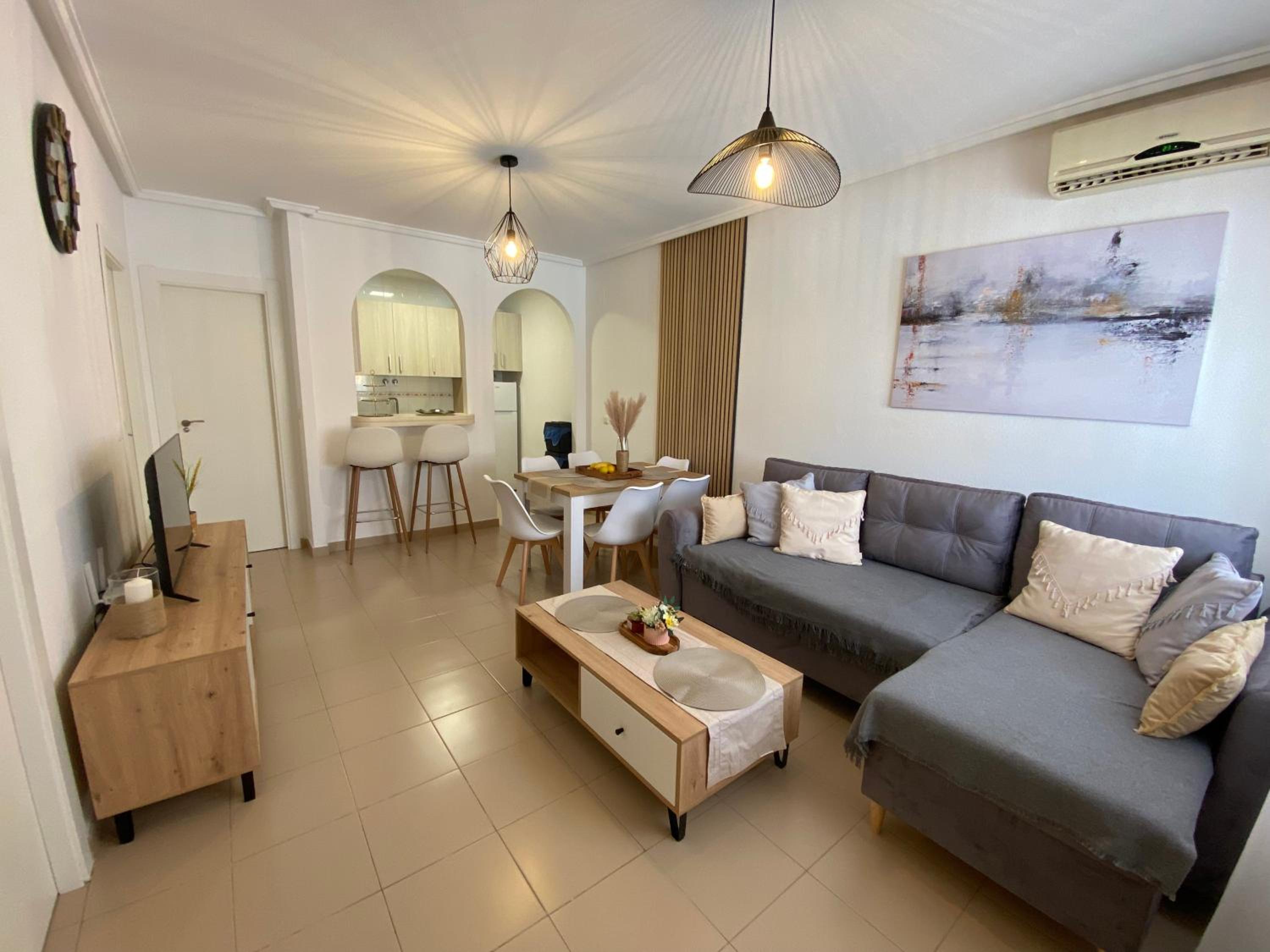 Apartamento con vista a la piscina
