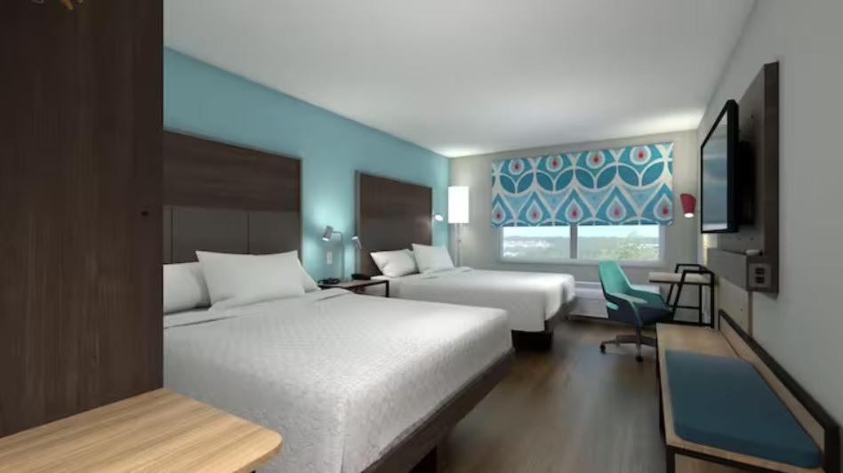 Queen Room with Two Queen Beds and Walk-In Shower - Photo 1