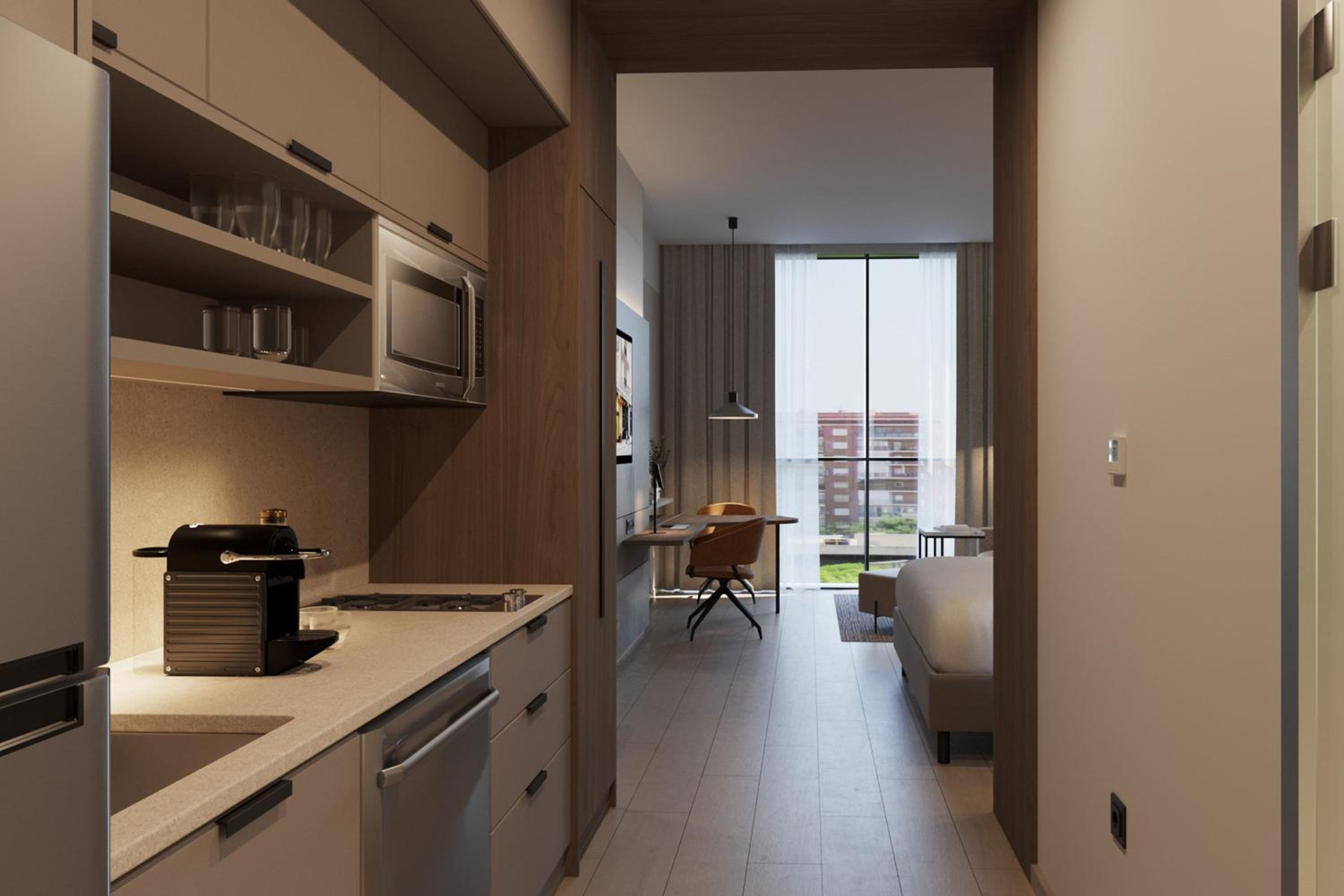 King Studio with Sofa Bed and City View photo 3