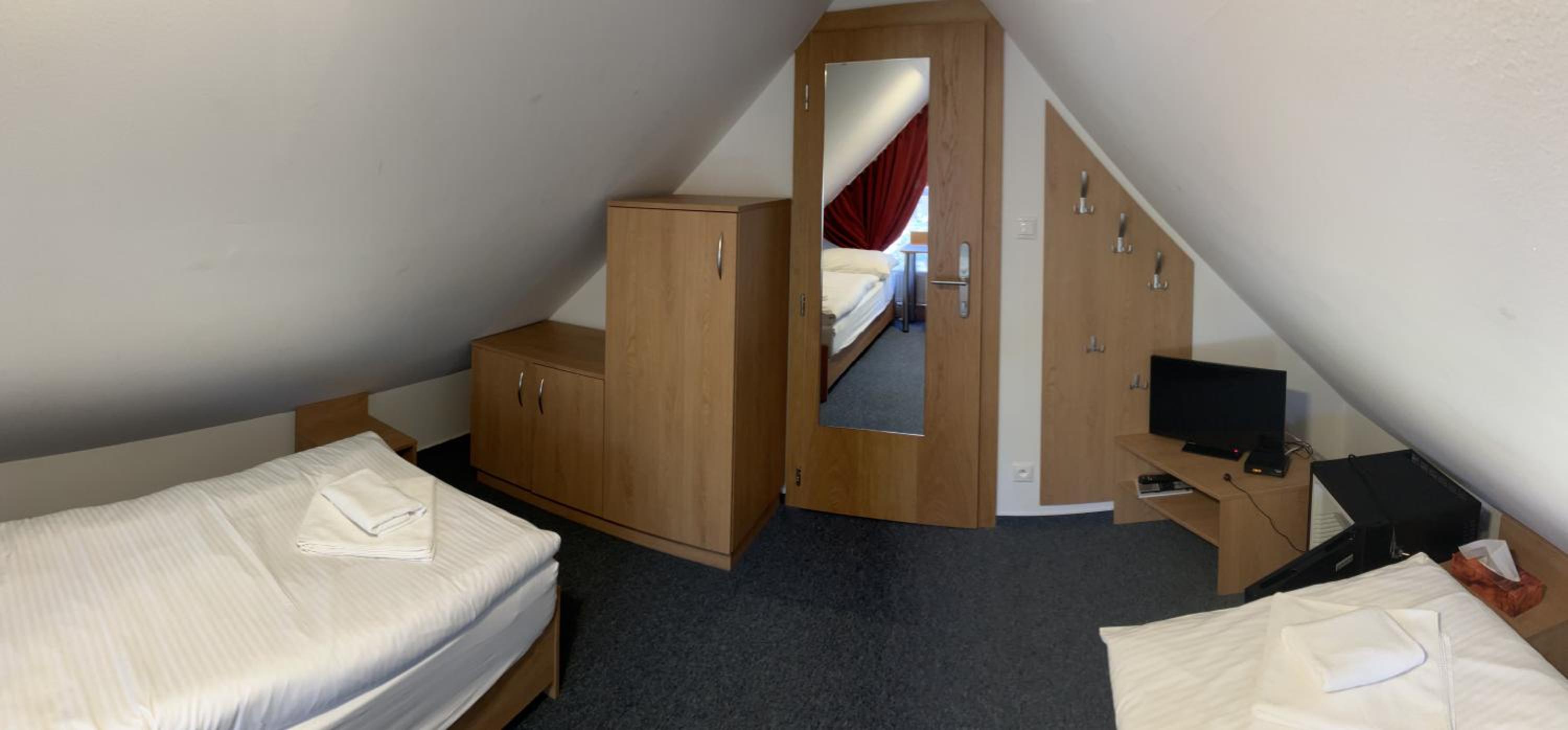 Two-Bedroom Attic Unit with Private External Bathroom & Private Kitchen