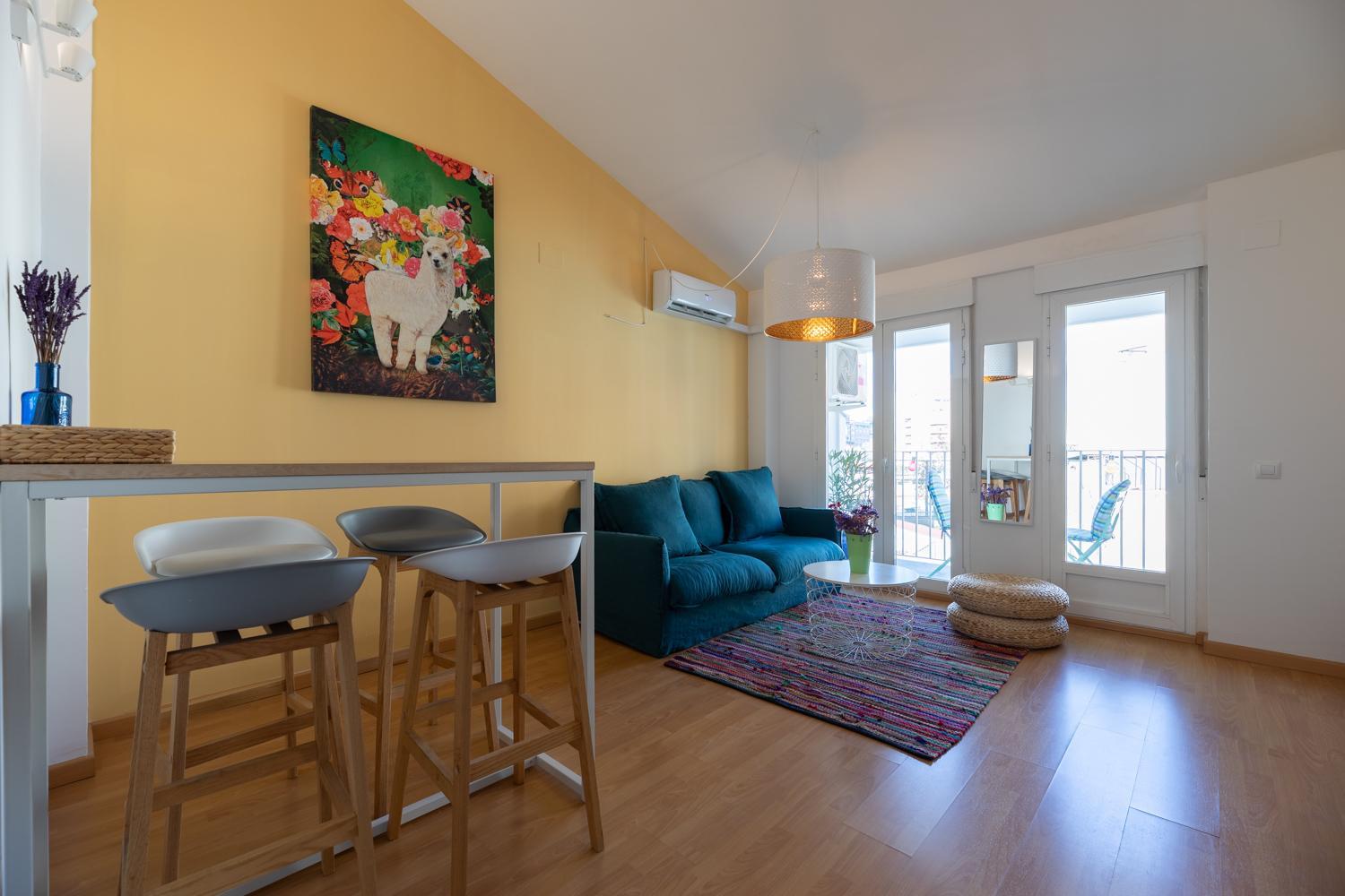 Apartamento con Balcón