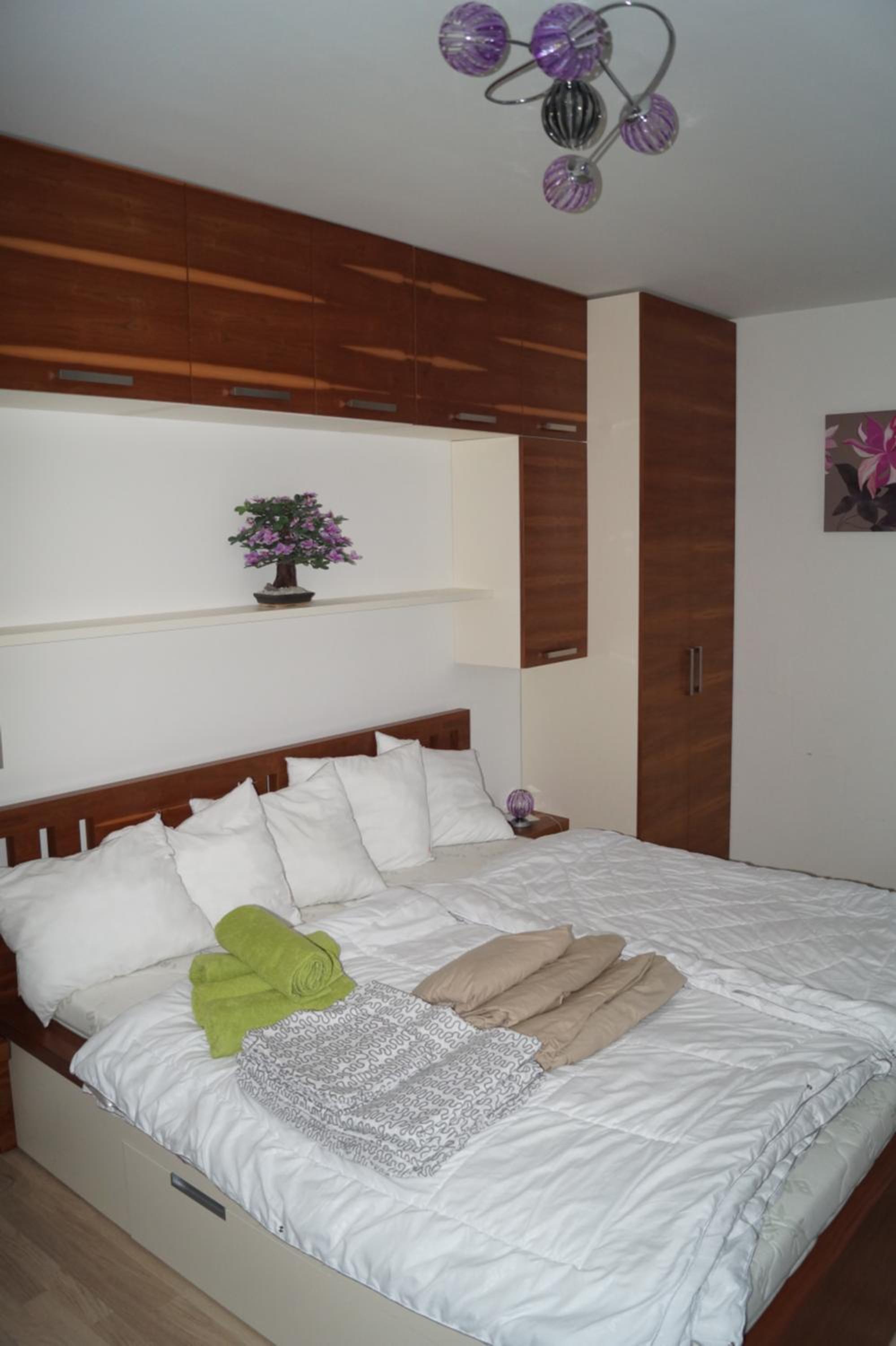 One-Bedroom Apartment with Balcony and Mountain View   photo 1