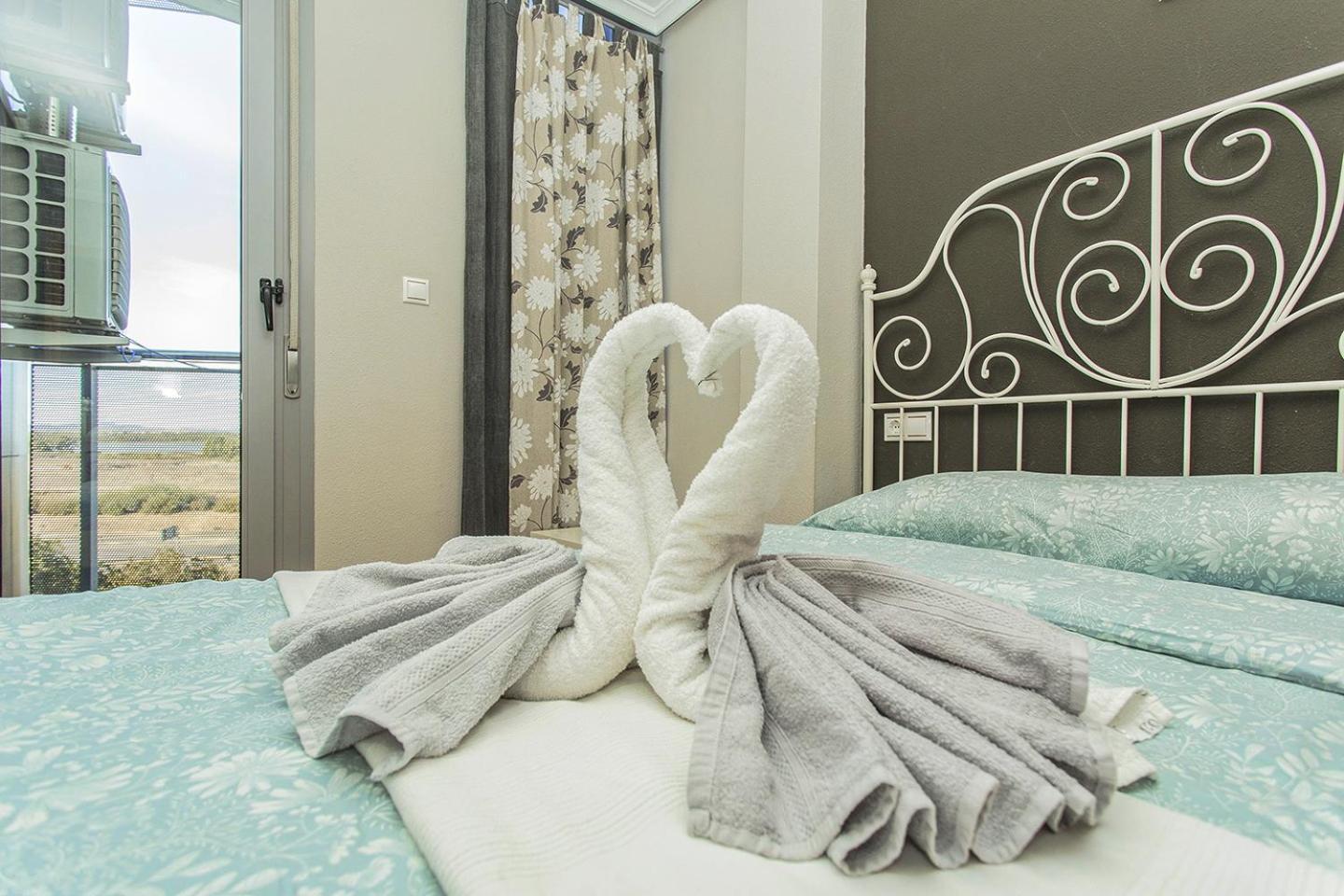 Apartamento con vista al jardín