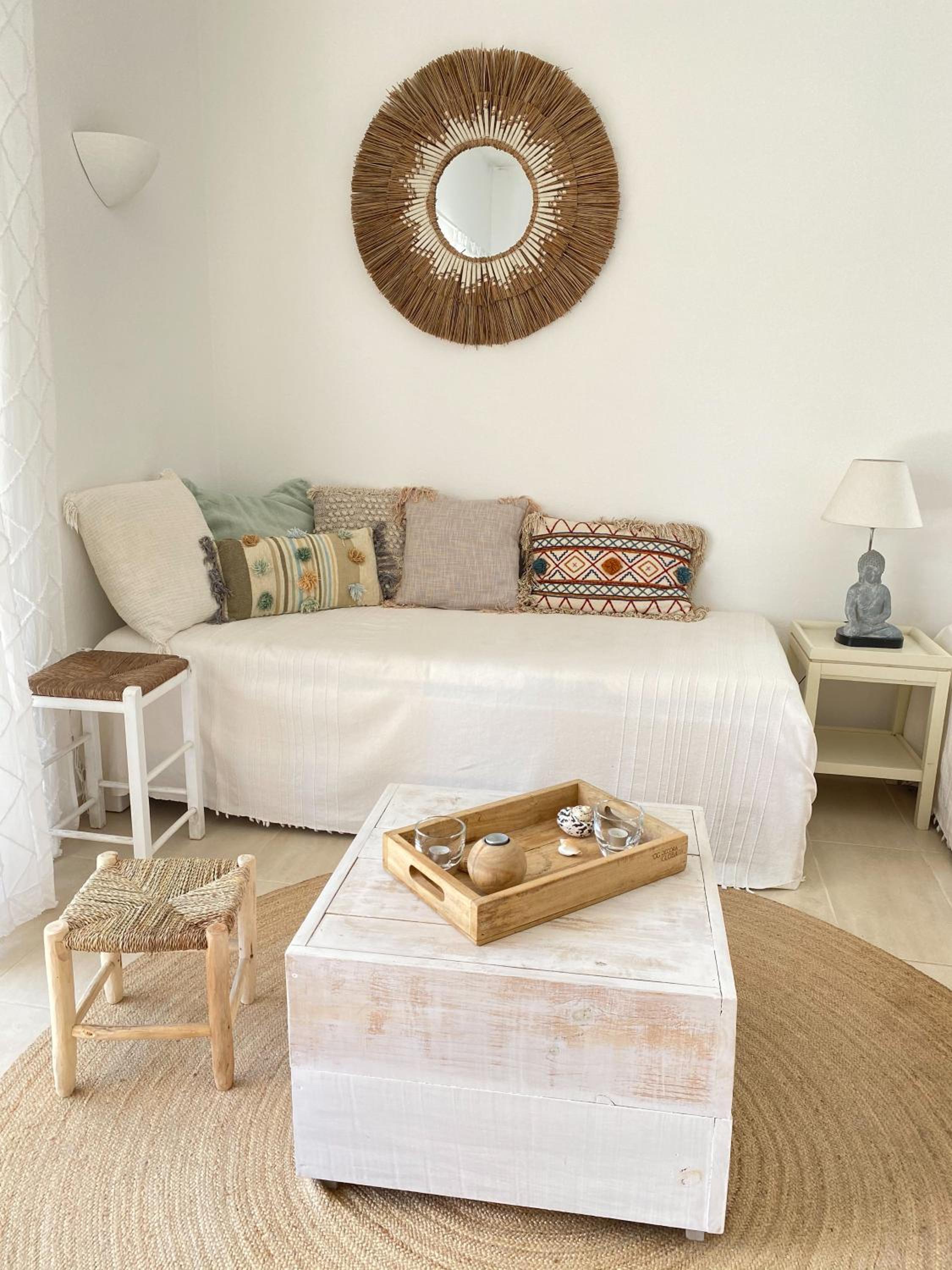 Apartamento con vista al jardín