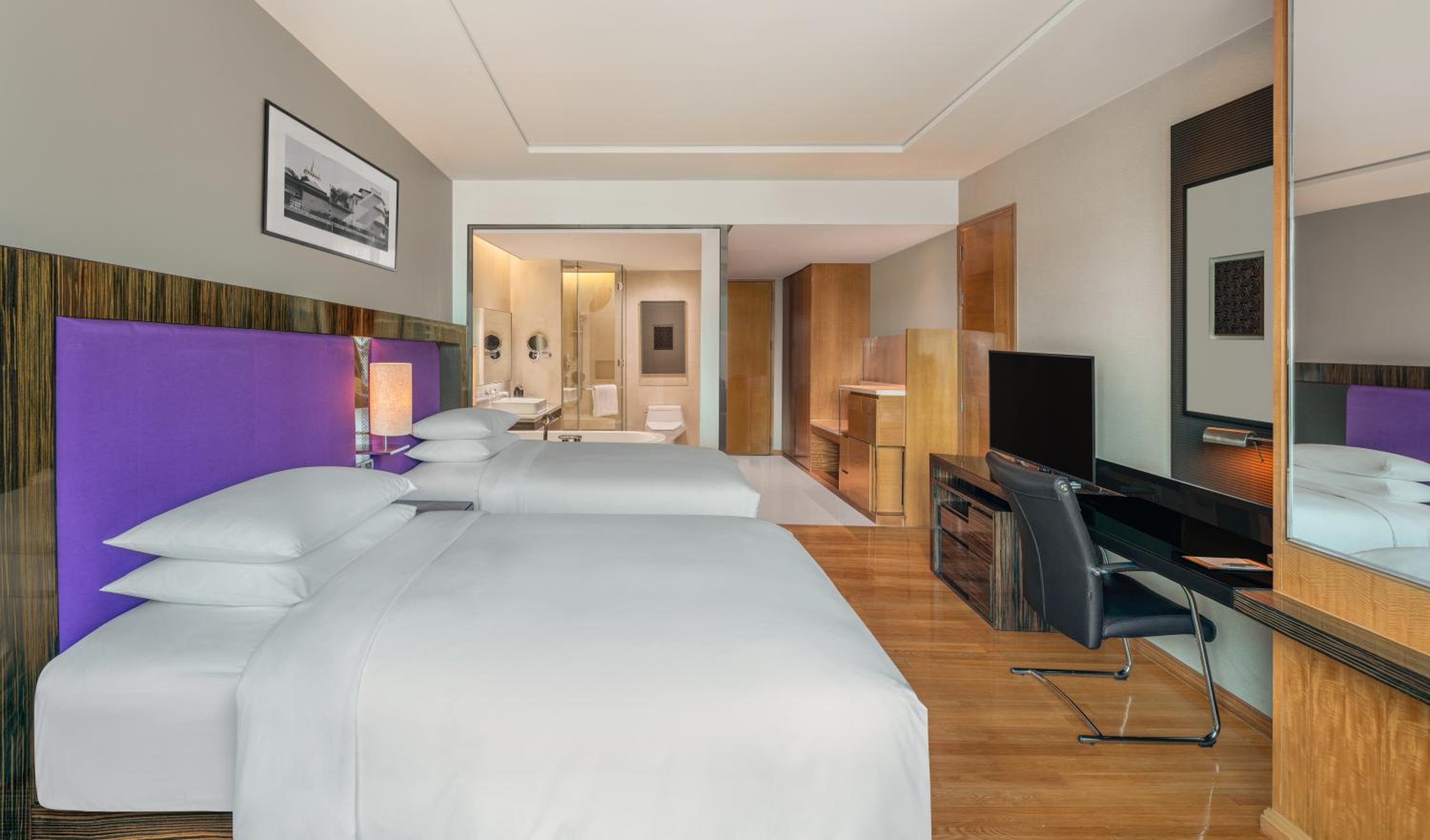 Executive Club Room, Two Double Bed, High Floor
