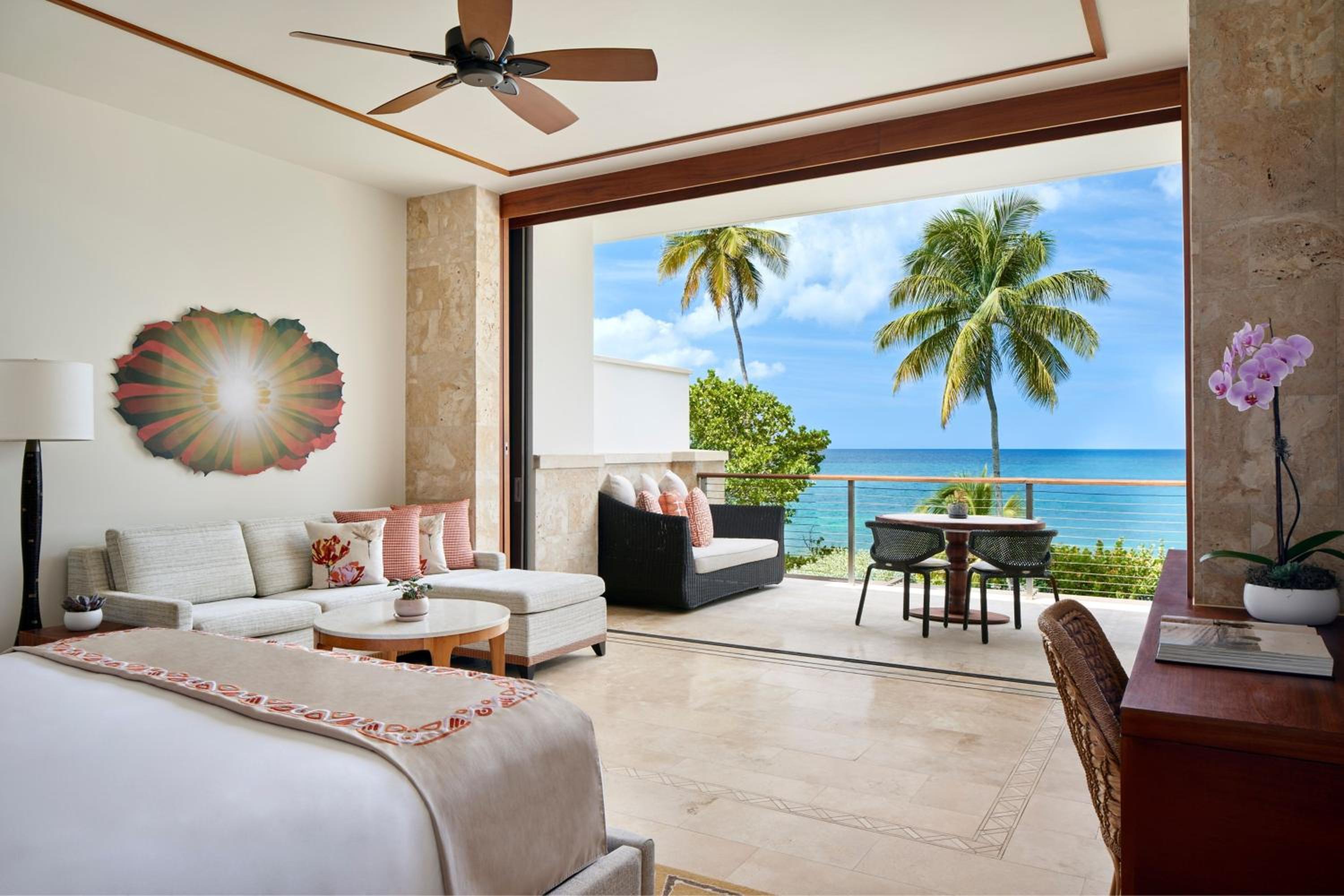 East Beach King Room with Balcony – Second Floor