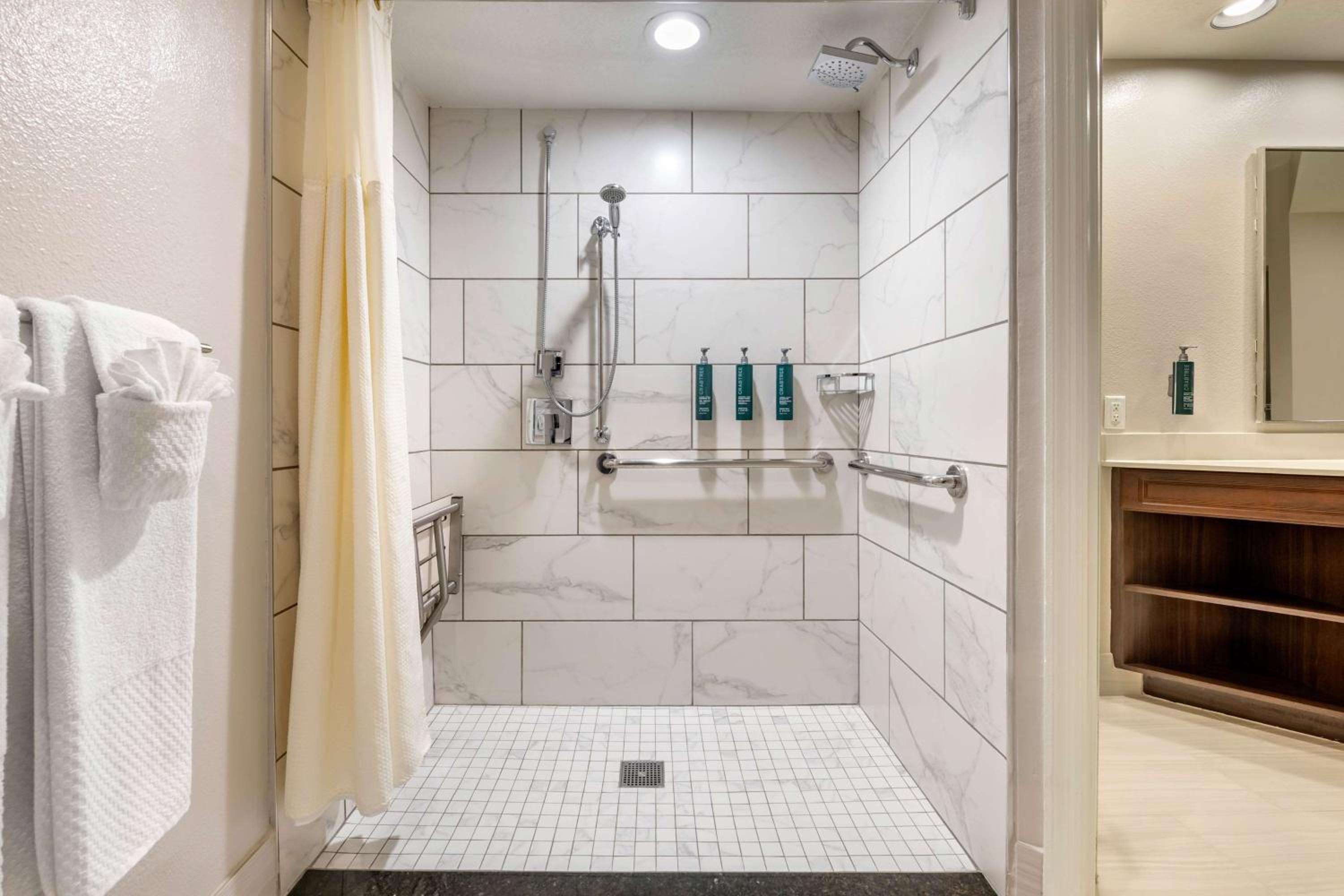 2 Bedroom 1 King 2 Twins Suite Roll-in Shower
