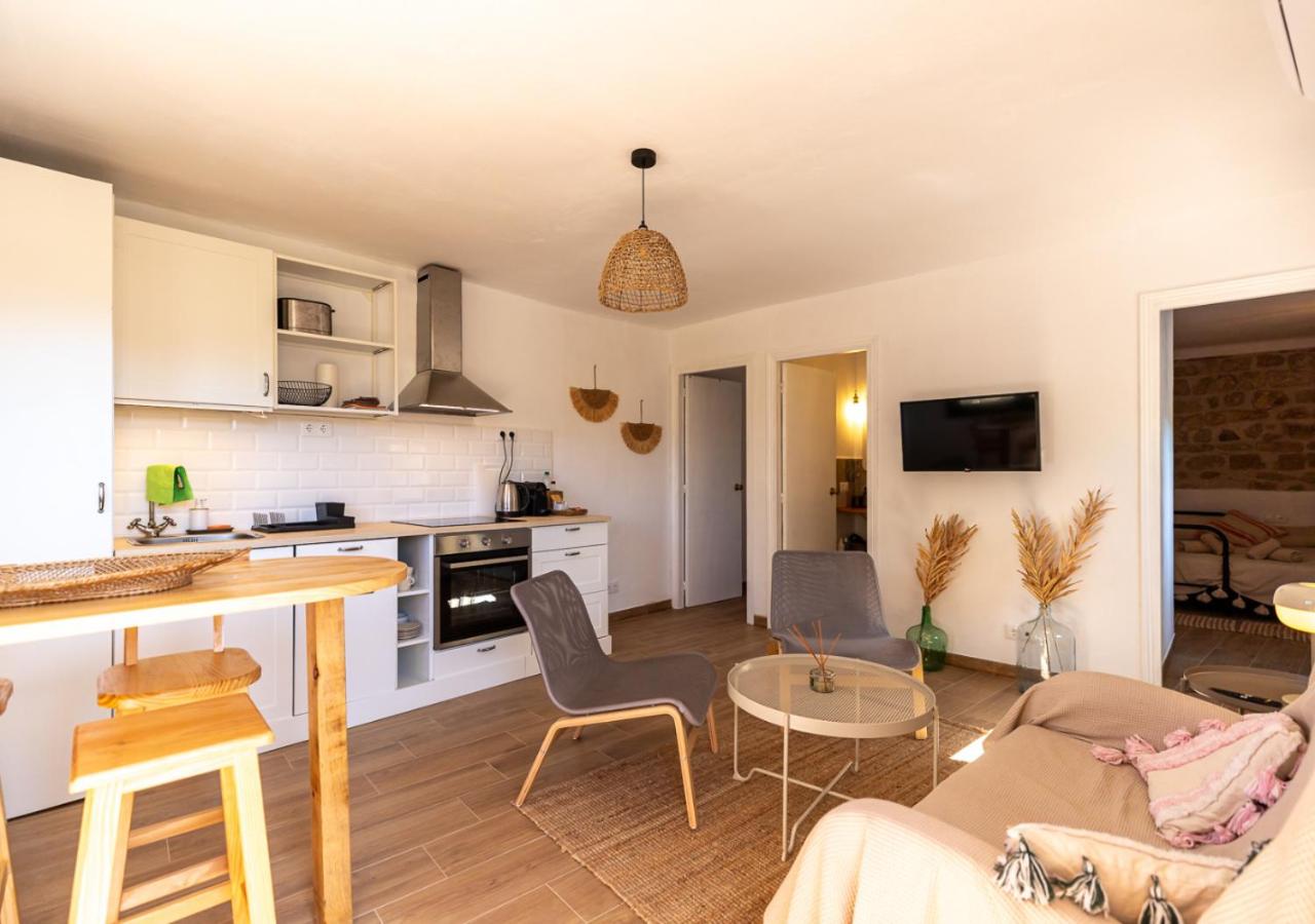 Apartamento con vista al jardín