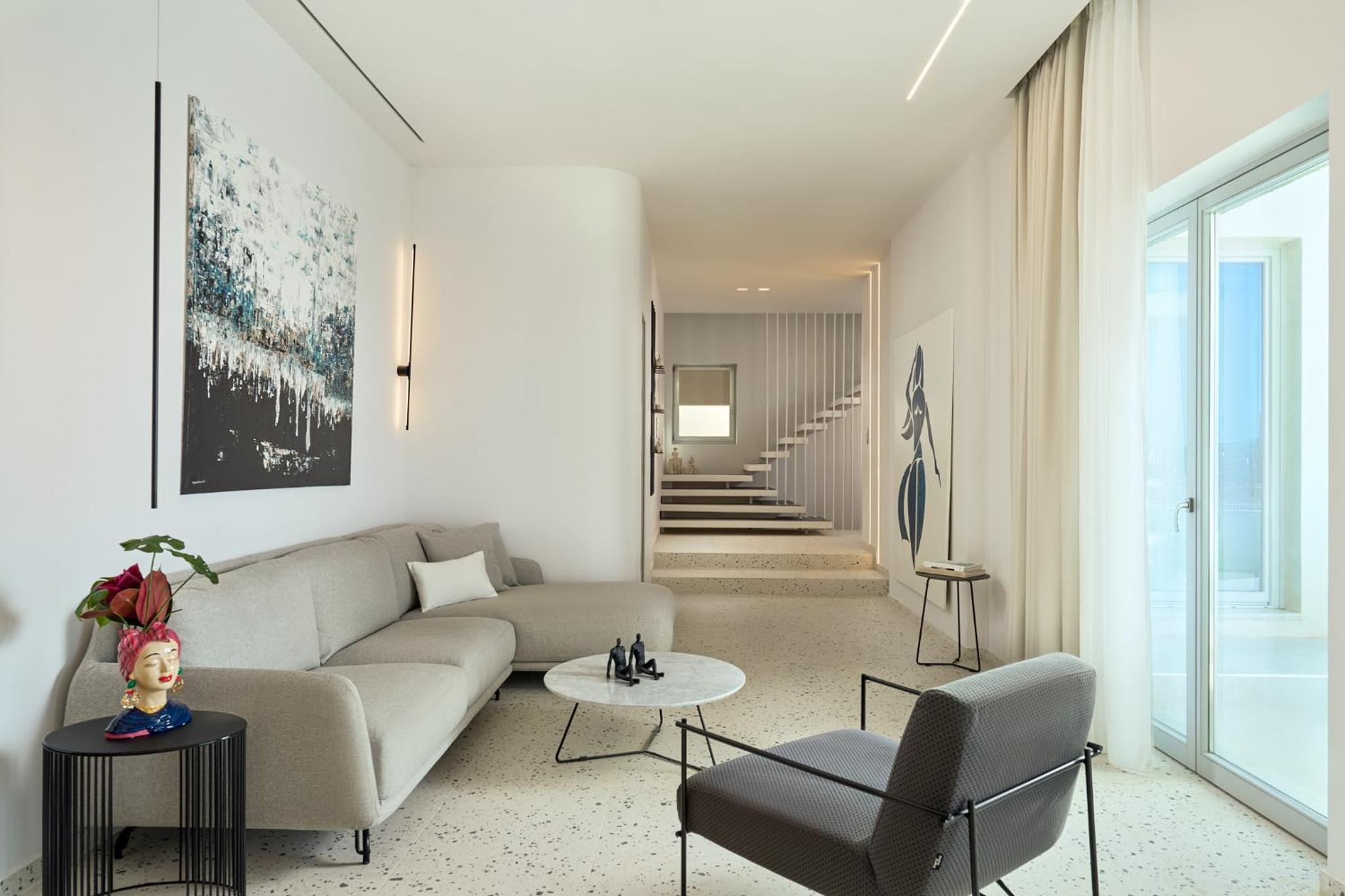 White-Blue Villa