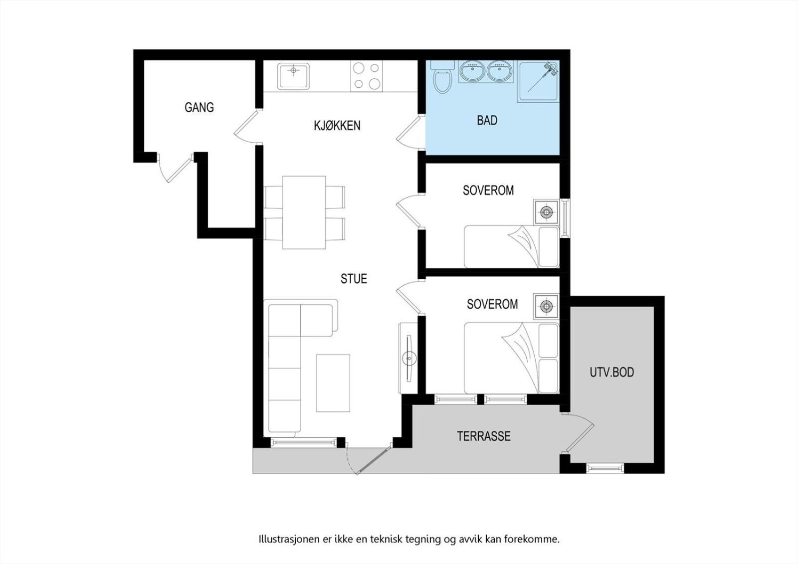 Two-Bedroom House photo 3