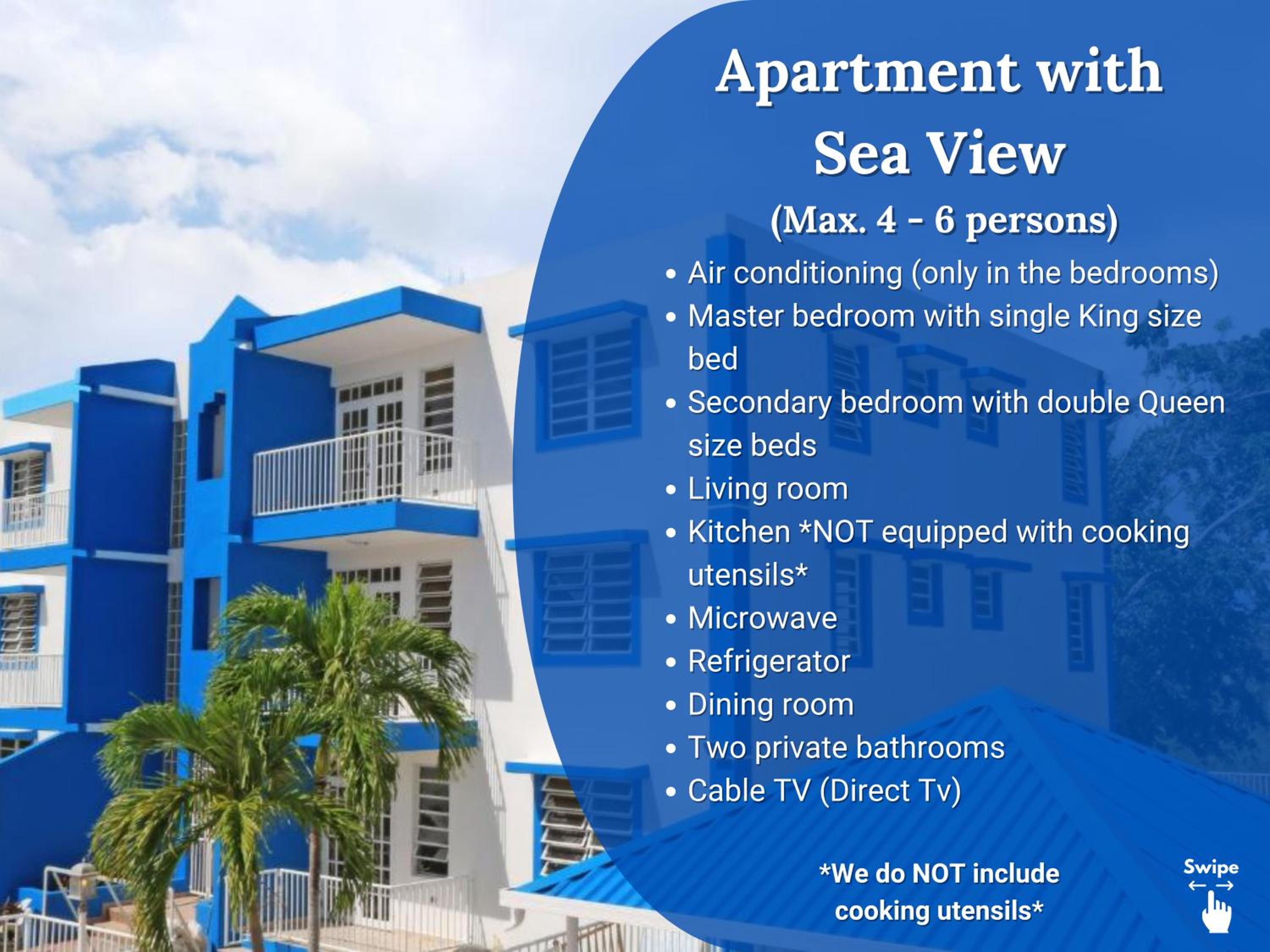 Apartamento con vista al mar