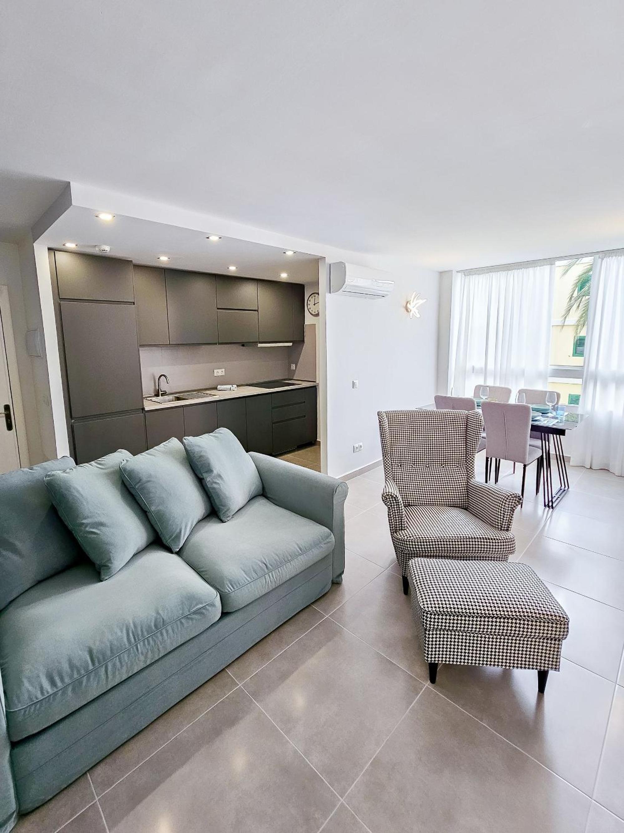 Apartamento de dos habitaciones