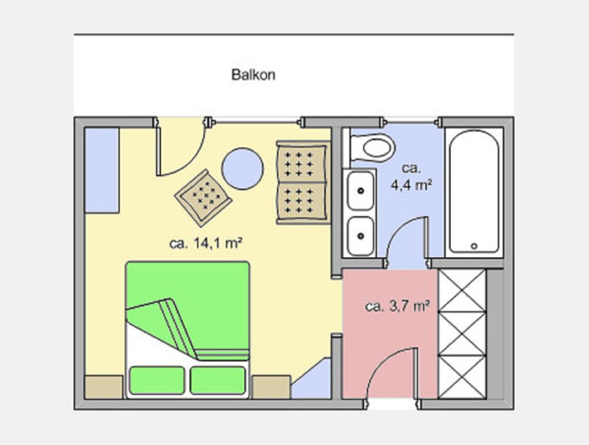 Superior Double Room with Balcony - Photo 6