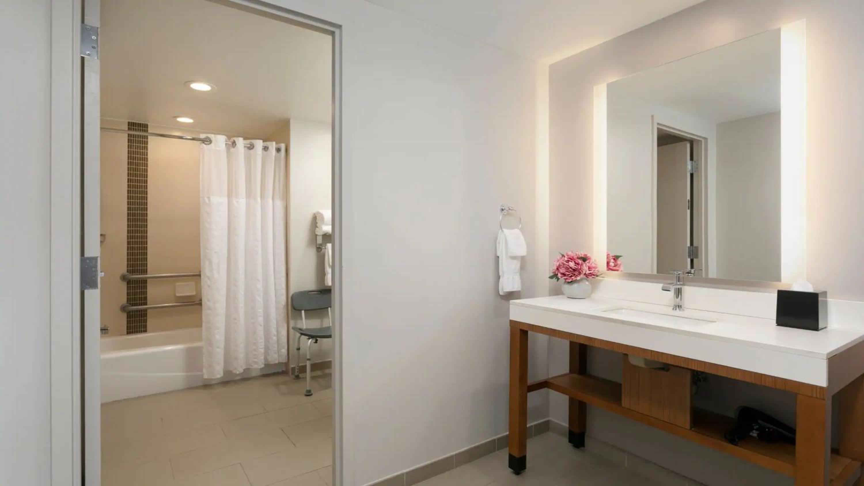 King Room with Sofa Bed and Roll-In Shower