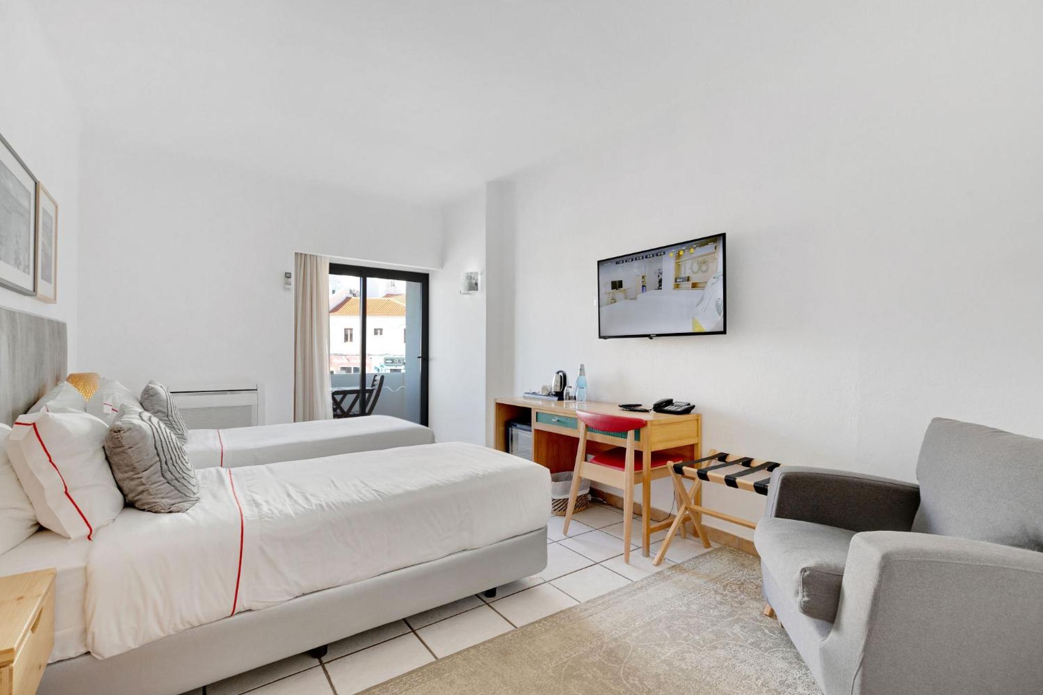 Quarto Duplo com Vista para o Mar