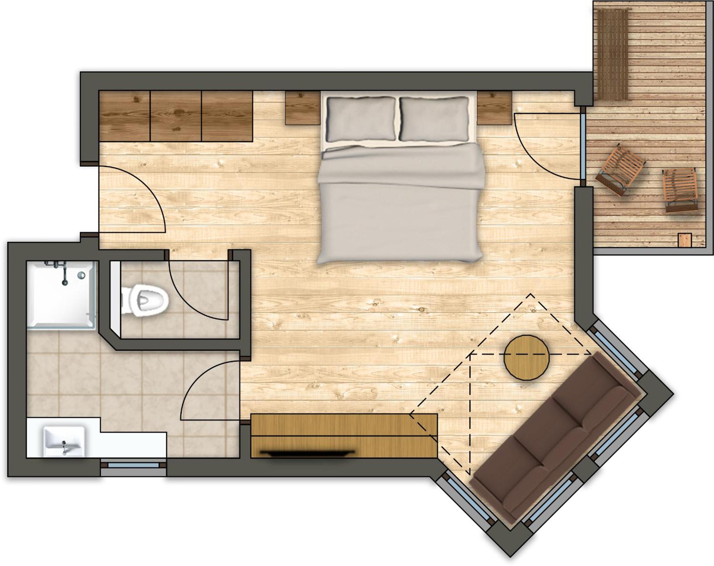 Deluxe Family Room (2 Adults + 1 Child) photo 2