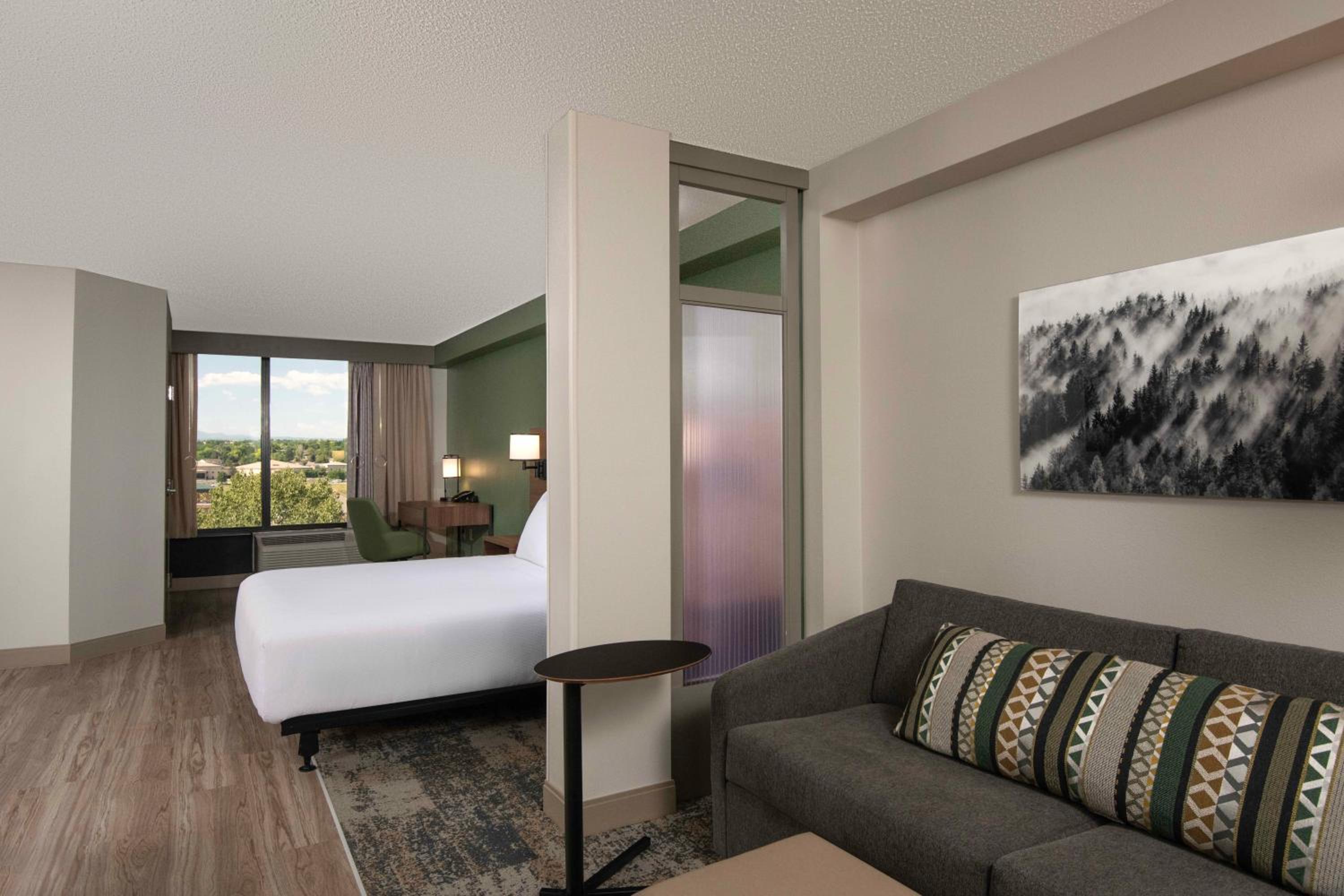 King Room with Sofa Bed and Accessible Tub - Disability Access at Hyatt Place Denver-South/Park Meadows in Lone Tree