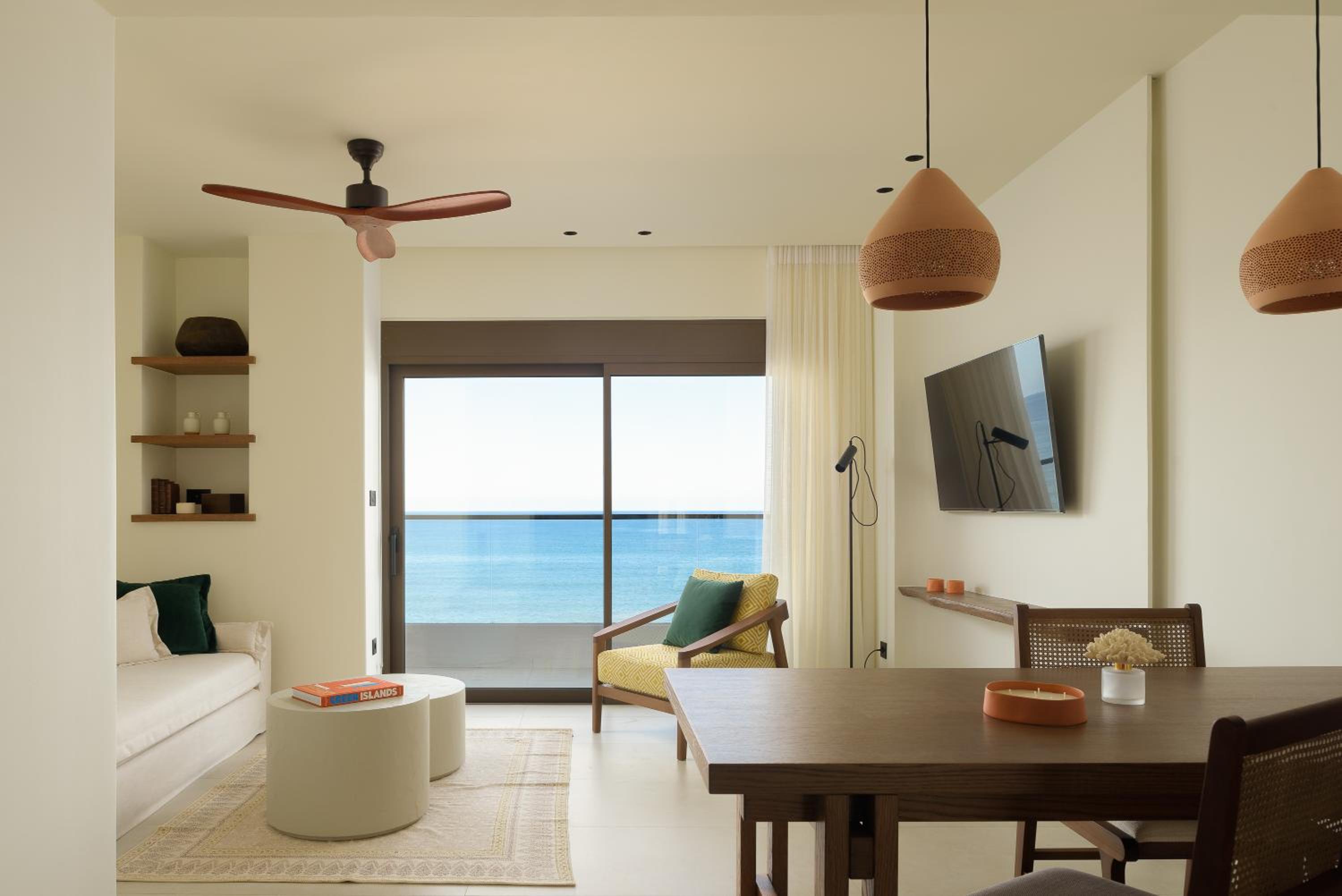 Alithia BeachFront Retreat, with Roof Top Terrace, BBQ & Private Plunge-Pool